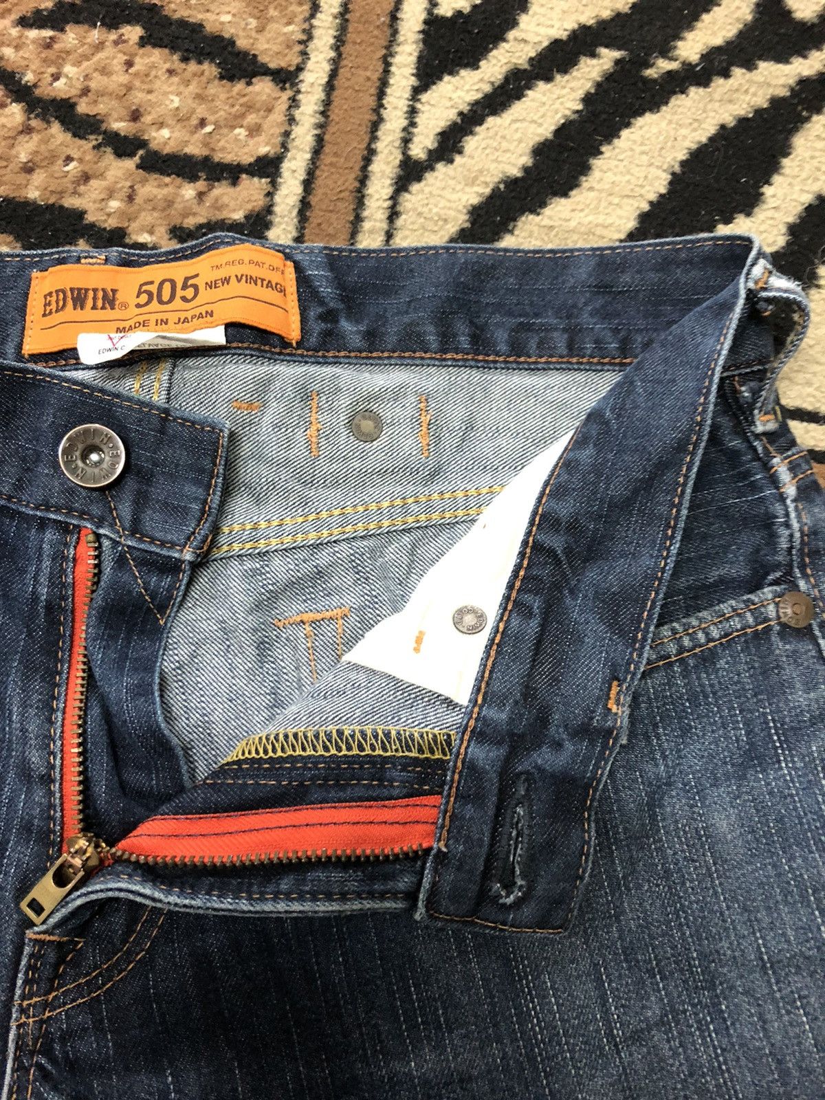 Edwin × Vintage VINTAGE SELVEDGE EDWIN BUCKLE BACK SHORT DISTRESSED DENIM Size US 32 / EU 48 - 11 Thumbnail