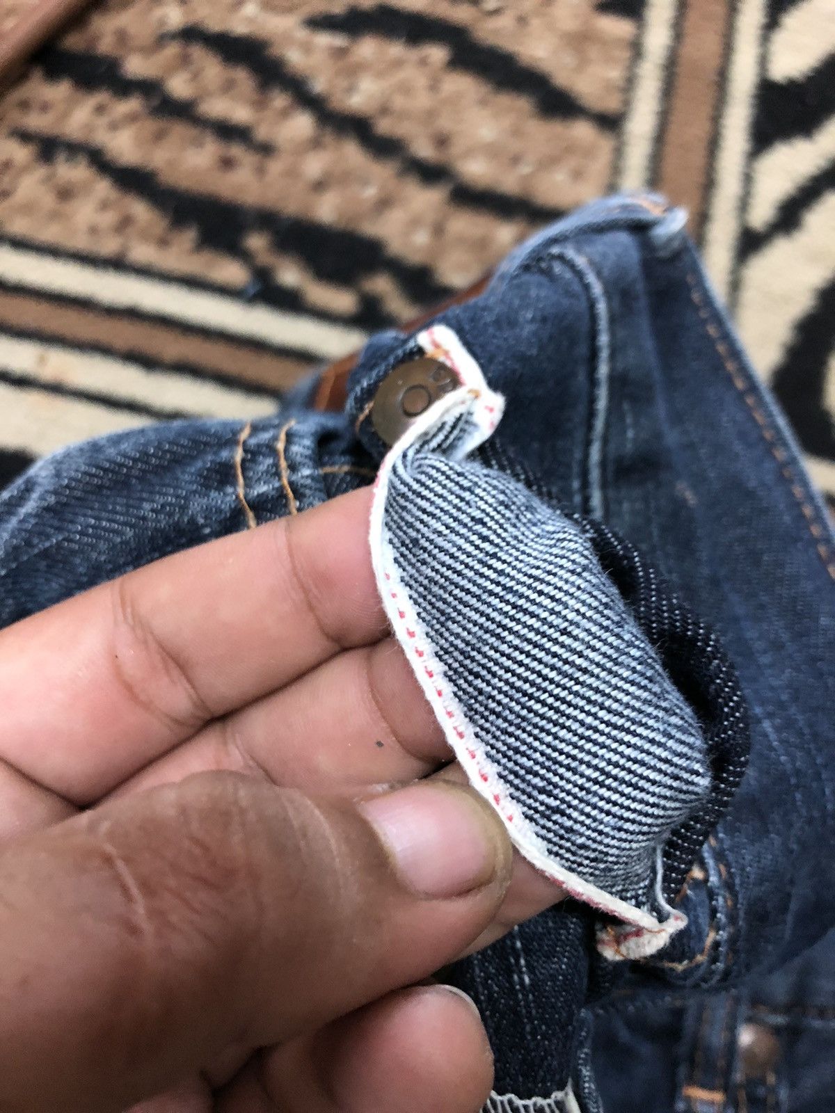 Edwin × Vintage VINTAGE SELVEDGE EDWIN BUCKLE BACK SHORT DISTRESSED DENIM Size US 32 / EU 48 - 9 Thumbnail