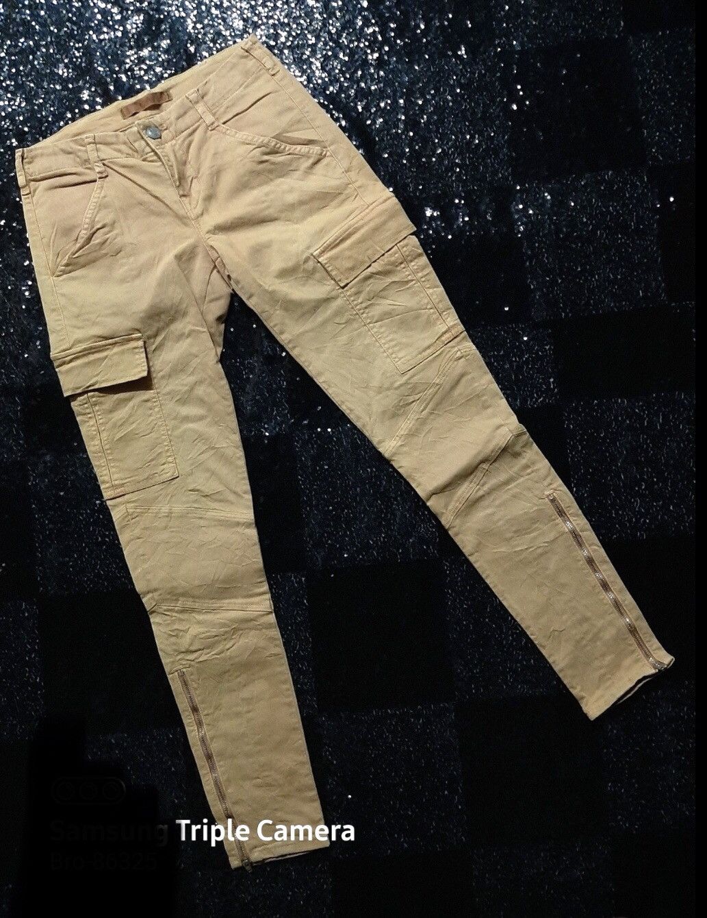 image of J Vintage J Brand Cargo Multi Pocket Tactical Pants in Brown, Men's (Size 27)