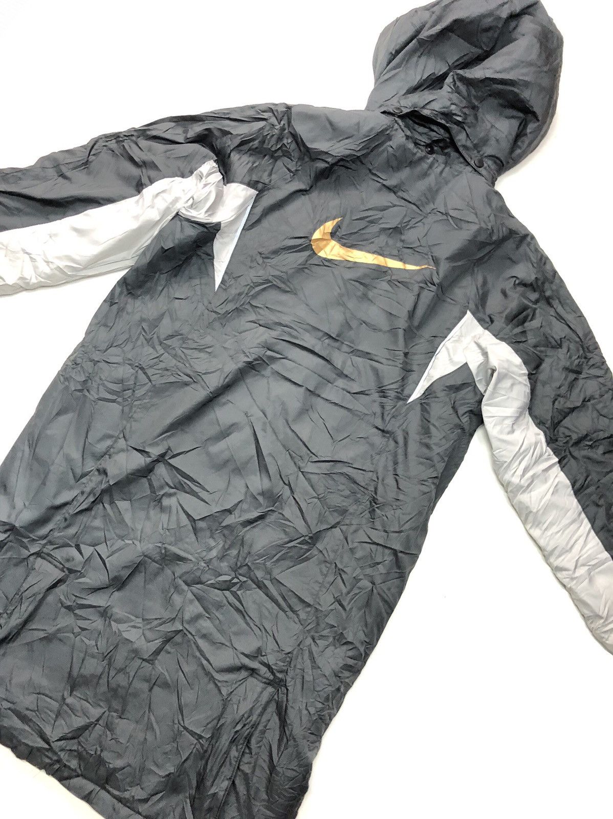 Nike × Vintage VINTAGE NIKE LONG COACH JACKET Size US M / EU 48-50 / 2 - 10 Thumbnail
