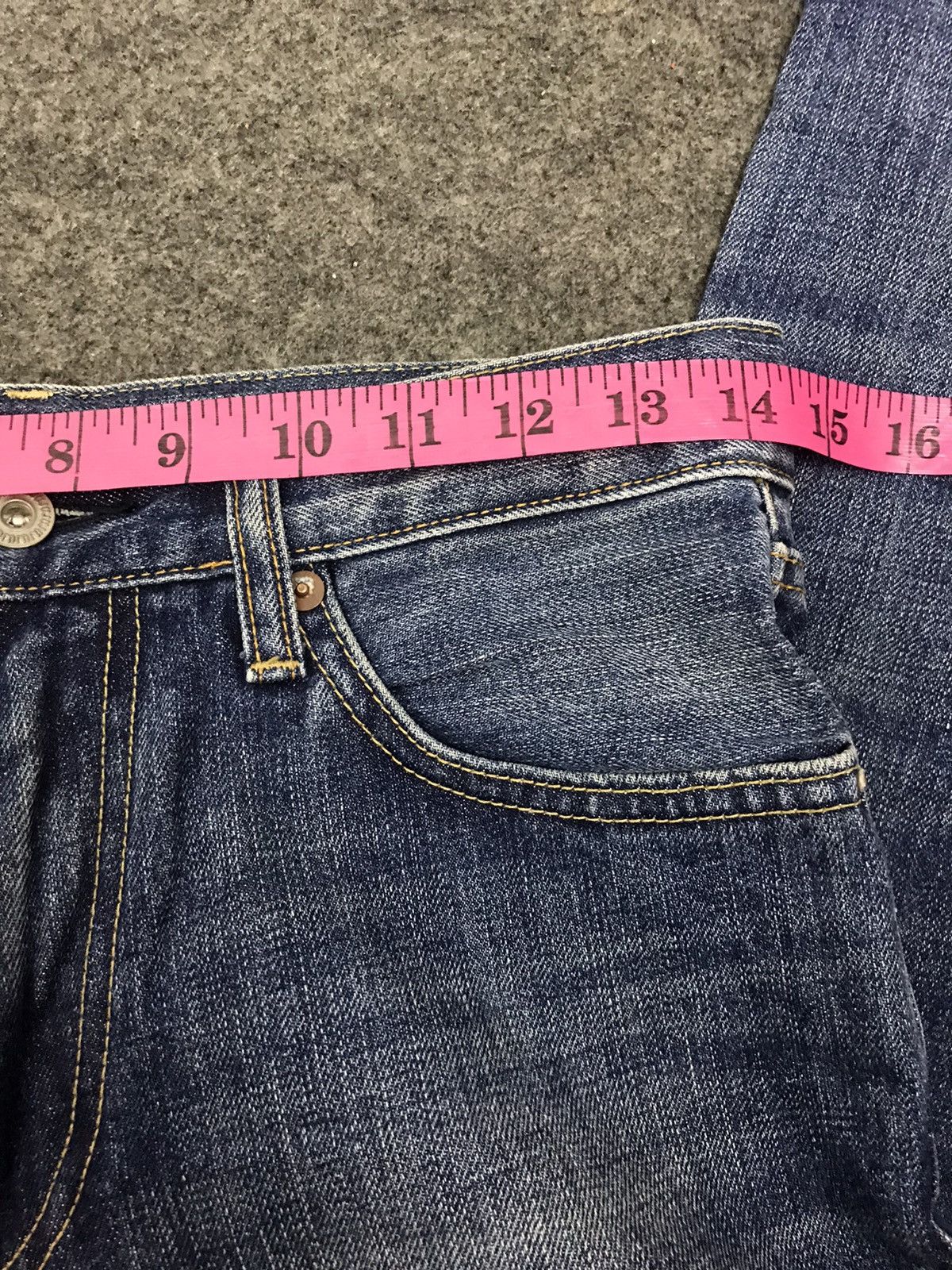 Japanese Brand Uniqlo UJ Regular Fit Straight Denim Trouser Pant Size 28" / US 6 / IT 42 - 3 Thumbnail