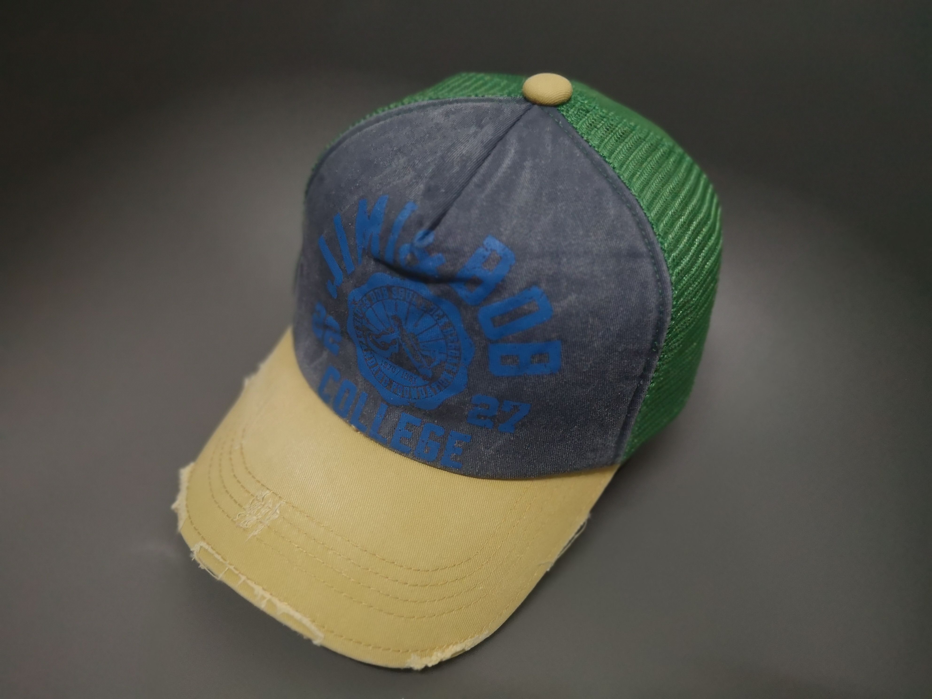 Bob Marley × Jimi Hendrix × Vintage VINTAGE JIMI & BOB COLLEGE TRUCKER SNAPBACK Size ONE SIZE - 2 Thumbnail