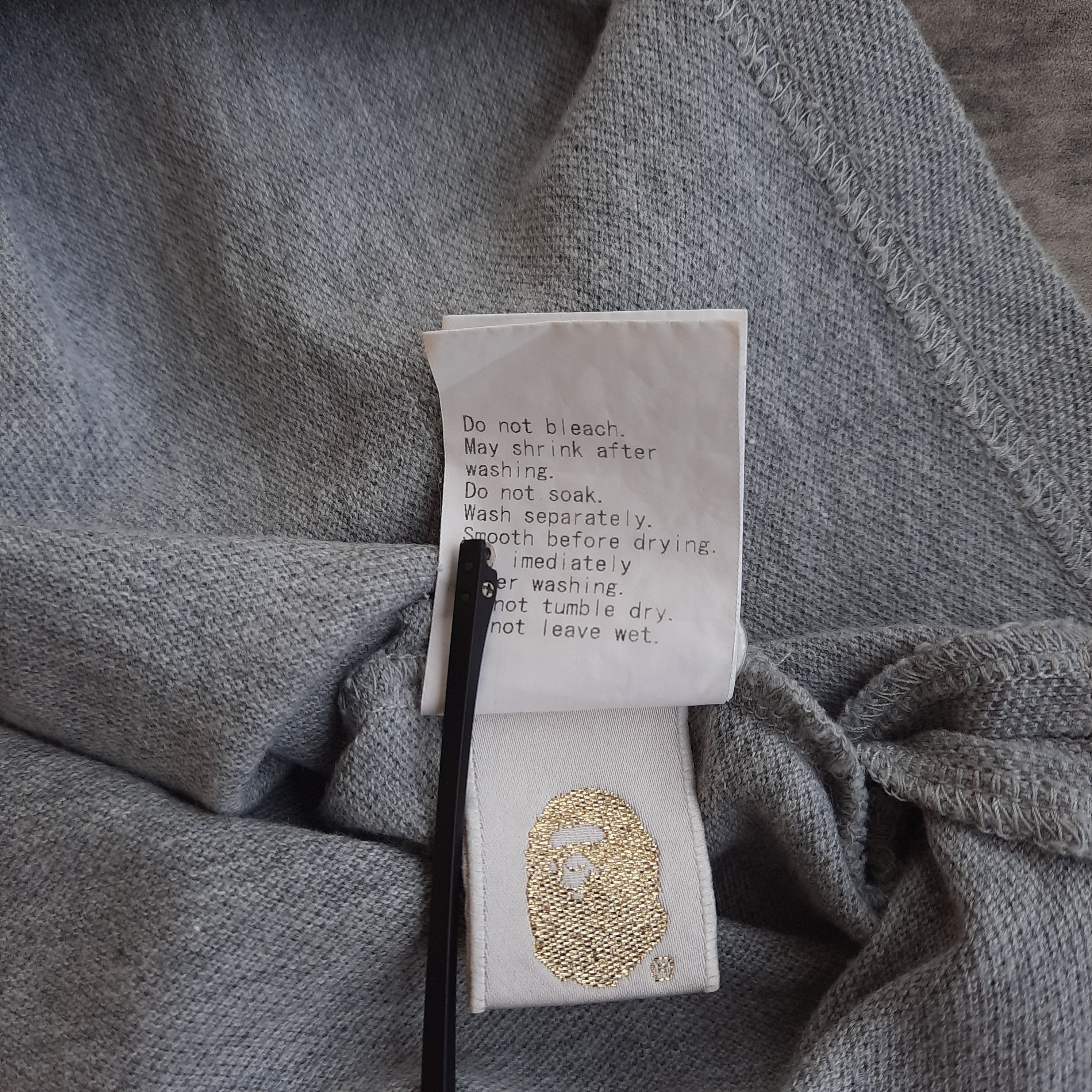 Bape Bape Silver Embroidered 3/4 Sleeve Polo Size US M / EU 48-50 / 2 - 6 Thumbnail