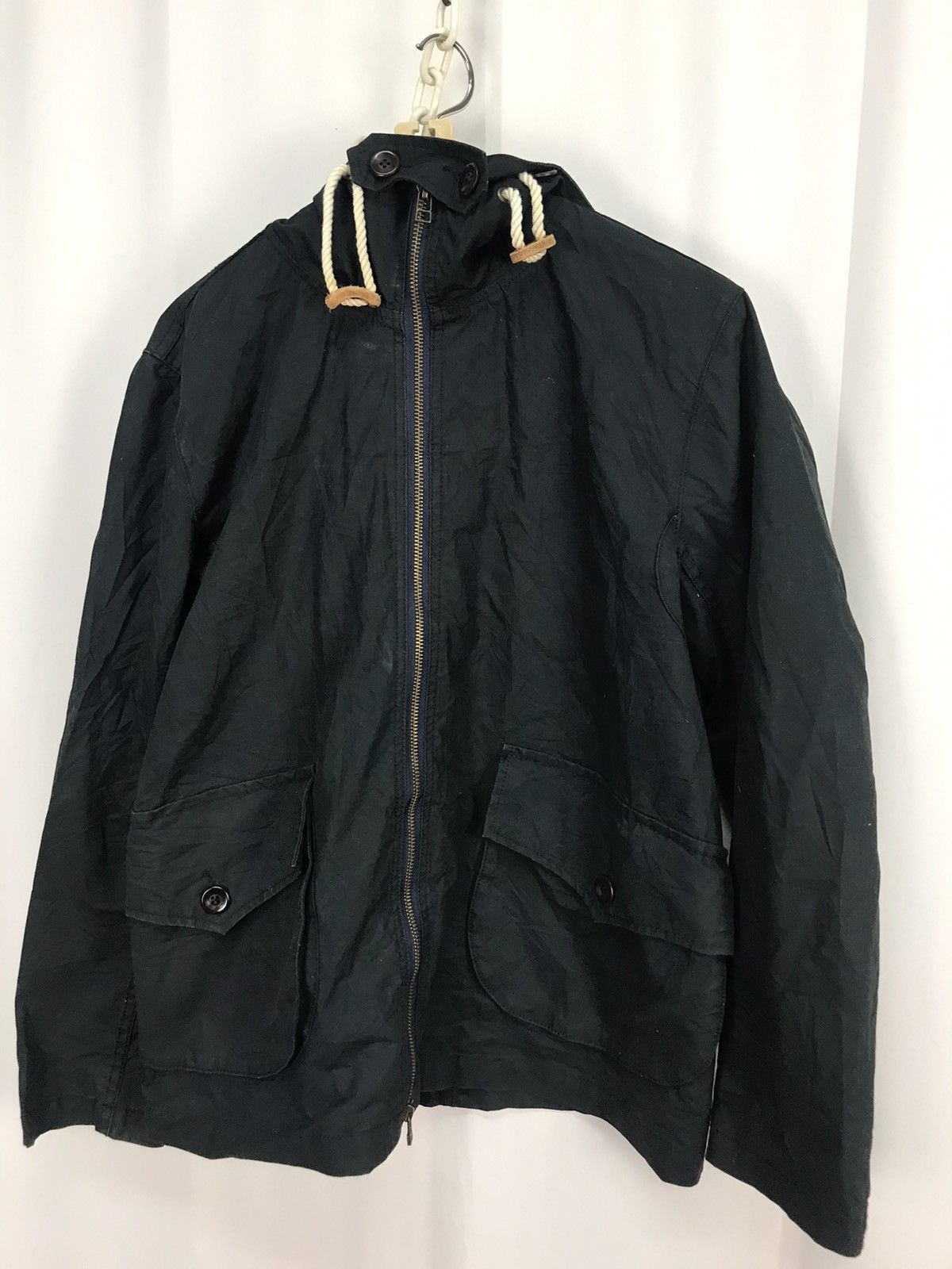 Japanese Brand Experimental distressed zipper hoodie jacket Size US S / EU 44-46 / 1 - 6 Thumbnail