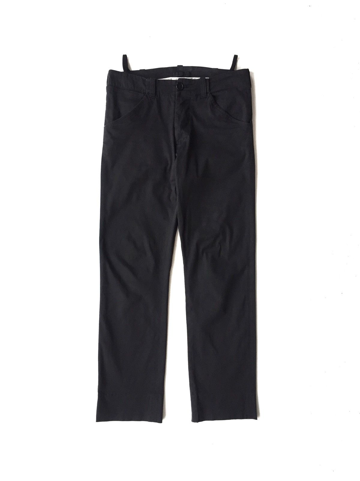 Helmut Lang OG Helmut Lang Minimalist Slim Fit Stretch Pants Size US 31 - 1 Thumbnail