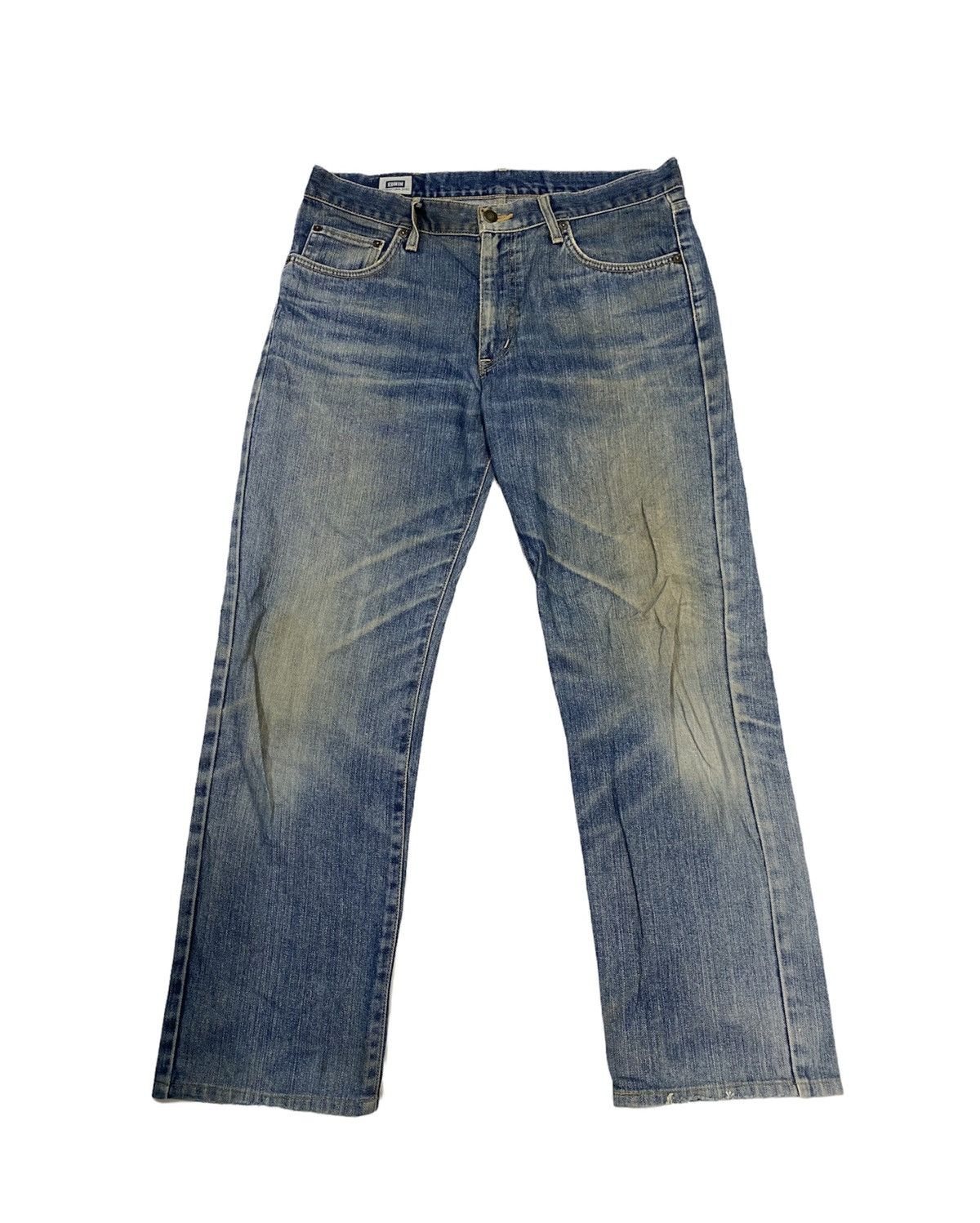 Edwin × Japanese Brand Vintage Edwin Distressed Denim Size US 34 / EU 50 - 1 Thumbnail