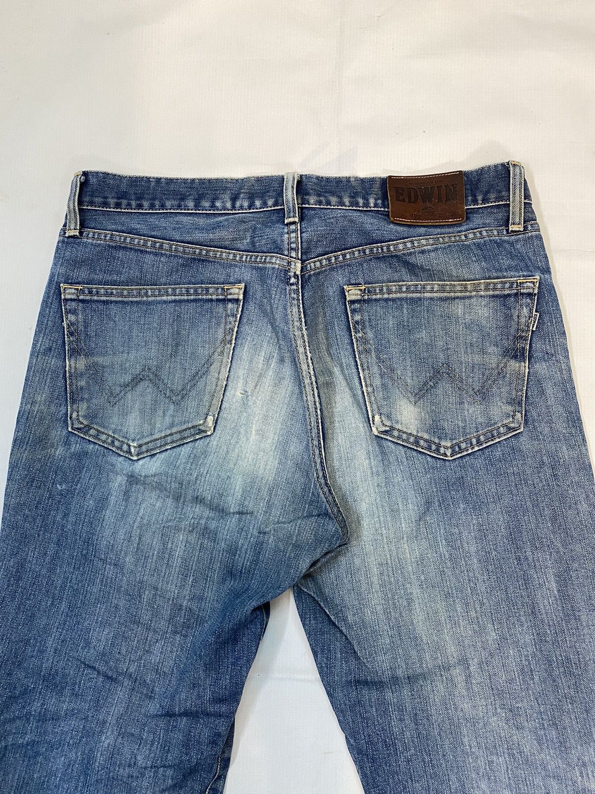 Edwin × Japanese Brand Vintage Edwin Distressed Denim Size US 34 / EU 50 - 10 Thumbnail