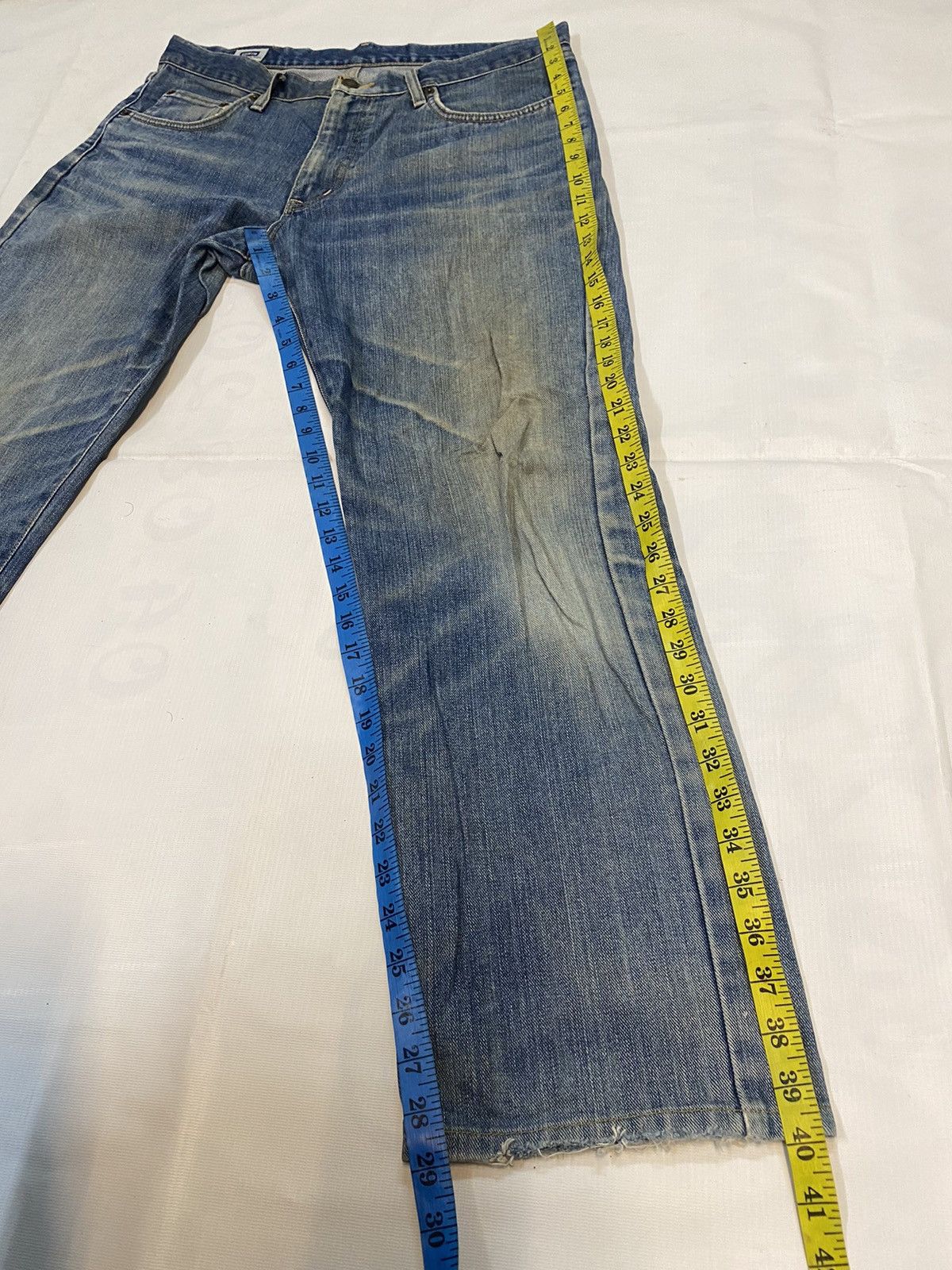 Edwin × Japanese Brand Vintage Edwin Distressed Denim Size US 34 / EU 50 - 15 Thumbnail