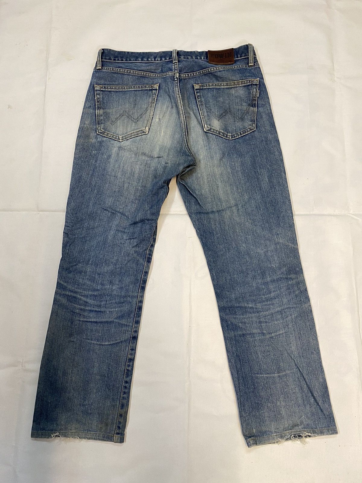 Edwin × Japanese Brand Vintage Edwin Distressed Denim Size US 34 / EU 50 - 9 Thumbnail