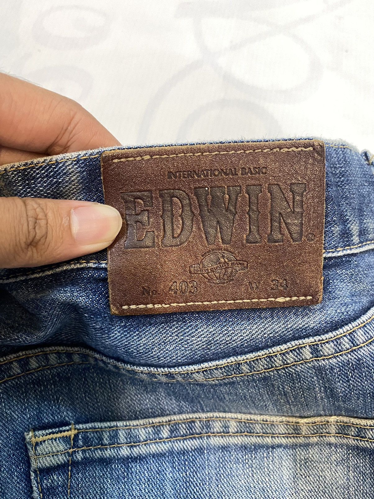 Edwin × Japanese Brand Vintage Edwin Distressed Denim Size US 34 / EU 50 - 11 Thumbnail