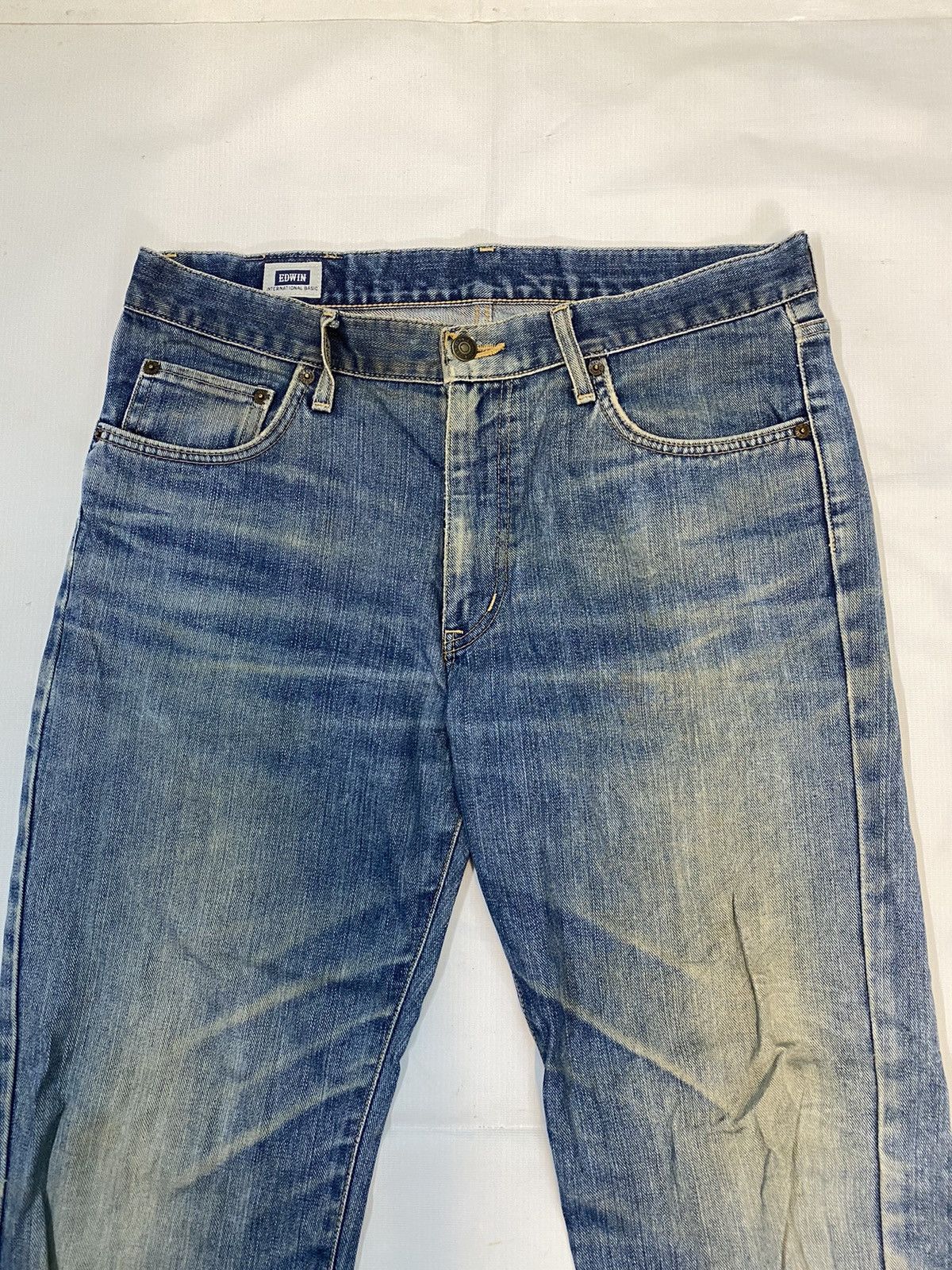Edwin × Japanese Brand Vintage Edwin Distressed Denim Size US 34 / EU 50 - 2 Thumbnail