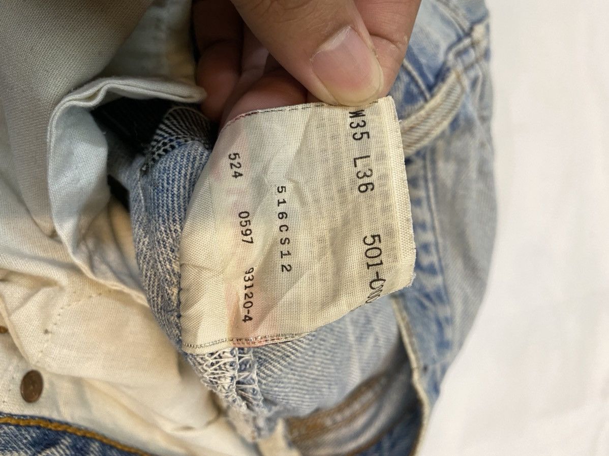 Levi's × Levi's Vintage Clothing Vintage Levis 501xx Patchwork Jeans Distressed Denim Size US 32 / EU 48 - 14 Thumbnail