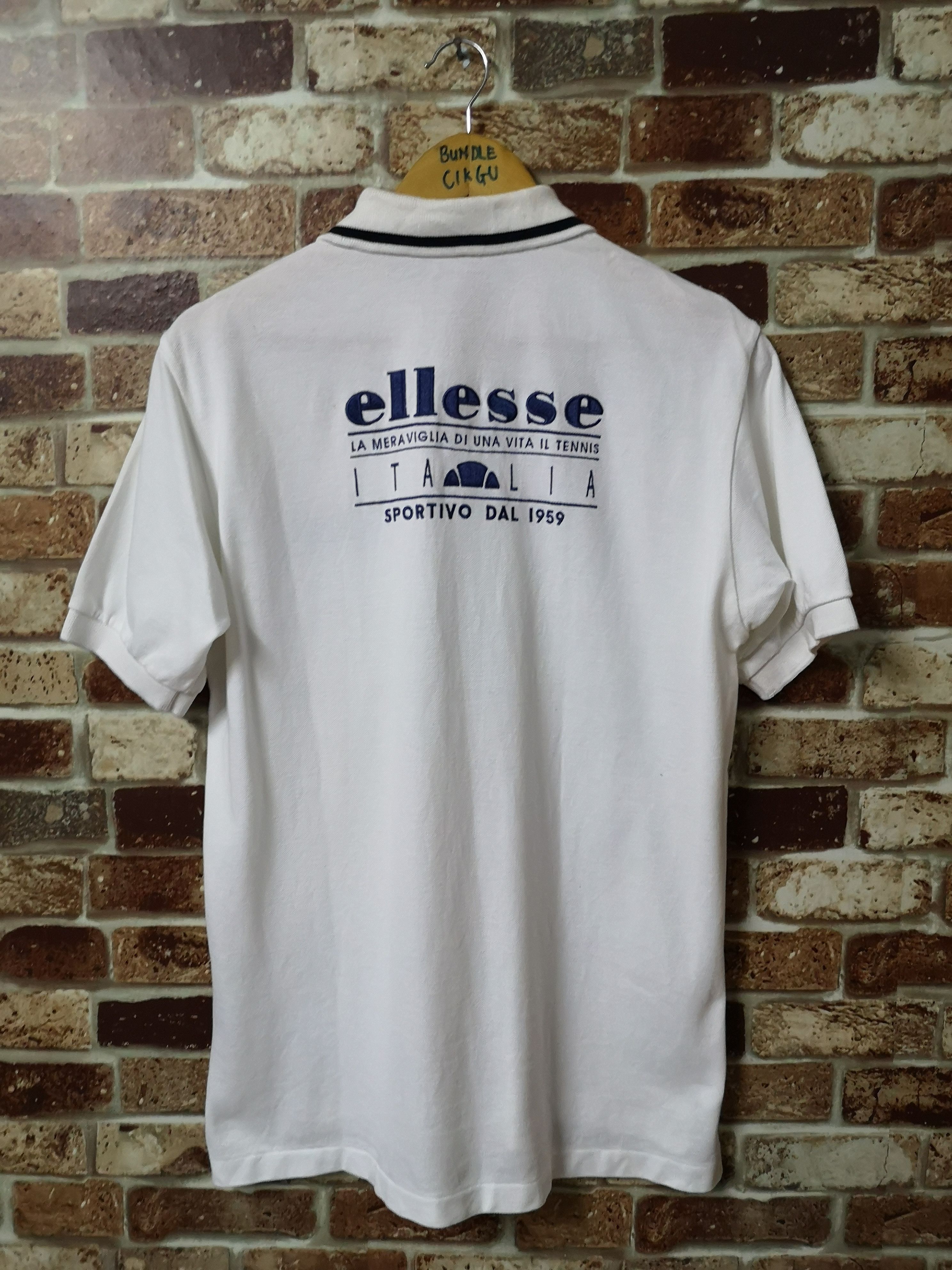 Ellesse × Vintage Vintage Ellesse Polo Shirt Size US M / EU 48-50 / 2 - 2 Thumbnail