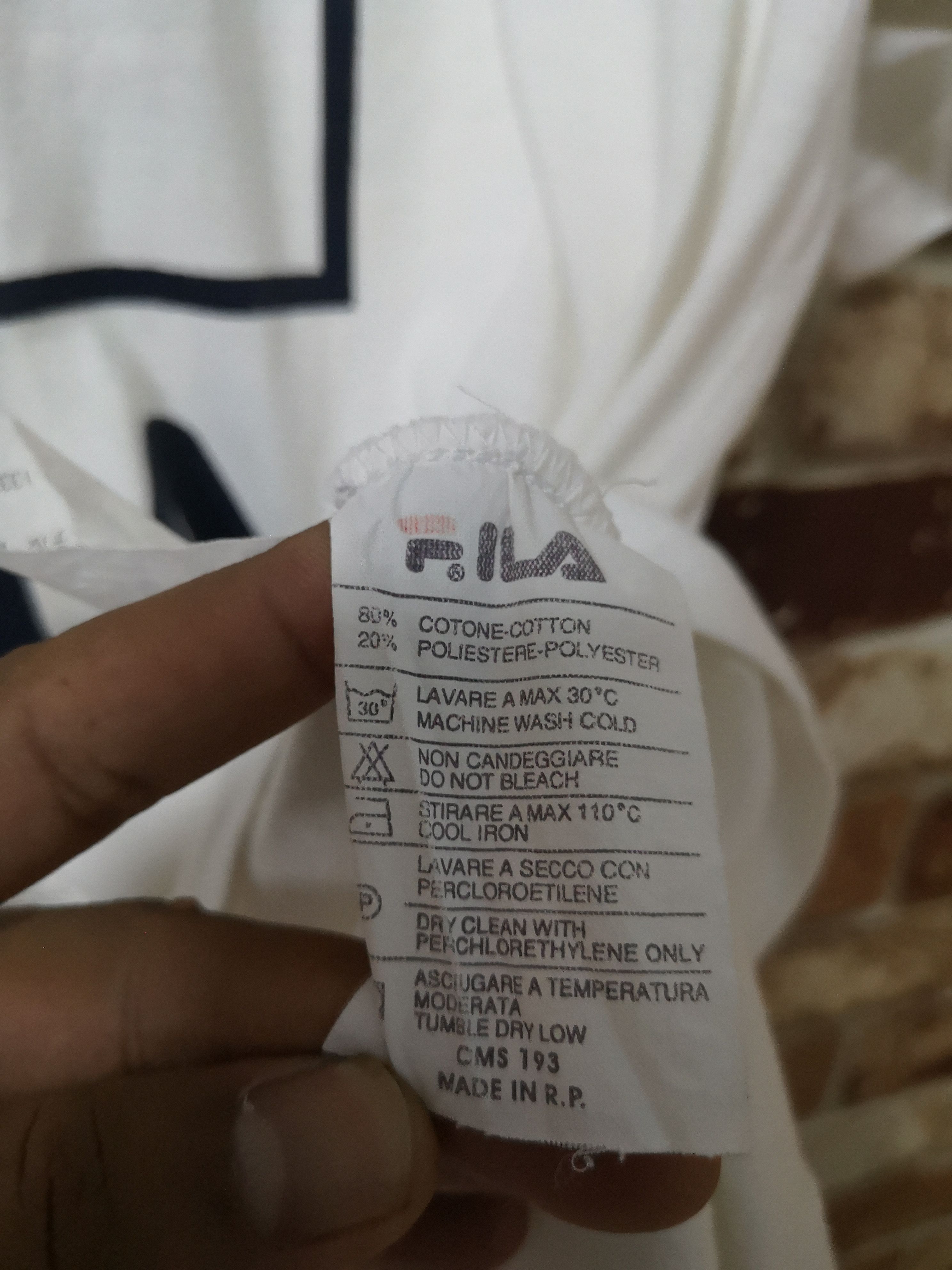Fila Big Logo Fila Tee Size US M / EU 48-50 / 2 - 5 Thumbnail