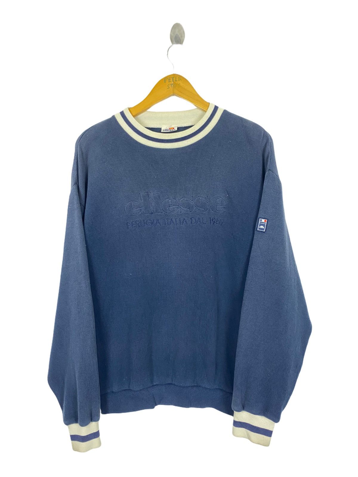 Ellesse × Vintage Vintage Ellesse Big Logo Sweatshirt Size US M / EU 48-50 / 2 - 1 Thumbnail