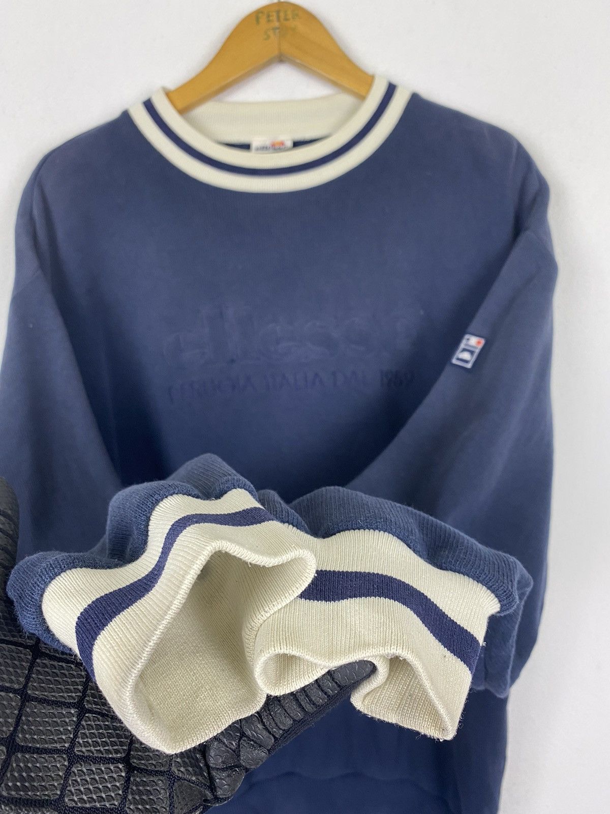Ellesse × Vintage Vintage Ellesse Big Logo Sweatshirt Size US M / EU 48-50 / 2 - 5 Thumbnail