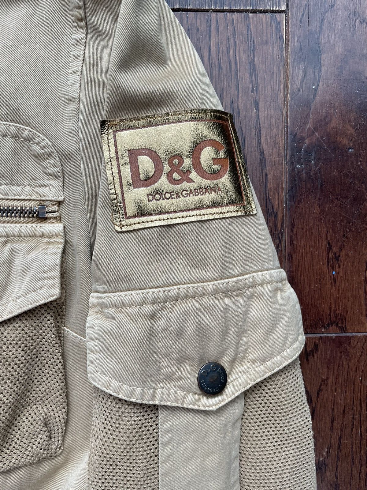 Dolce & Gabbana Archive Dolce Gabbana AW2003 Cargo Sniper Jacket Beige Size US M / EU 48-50 / 2 - 5 Thumbnail