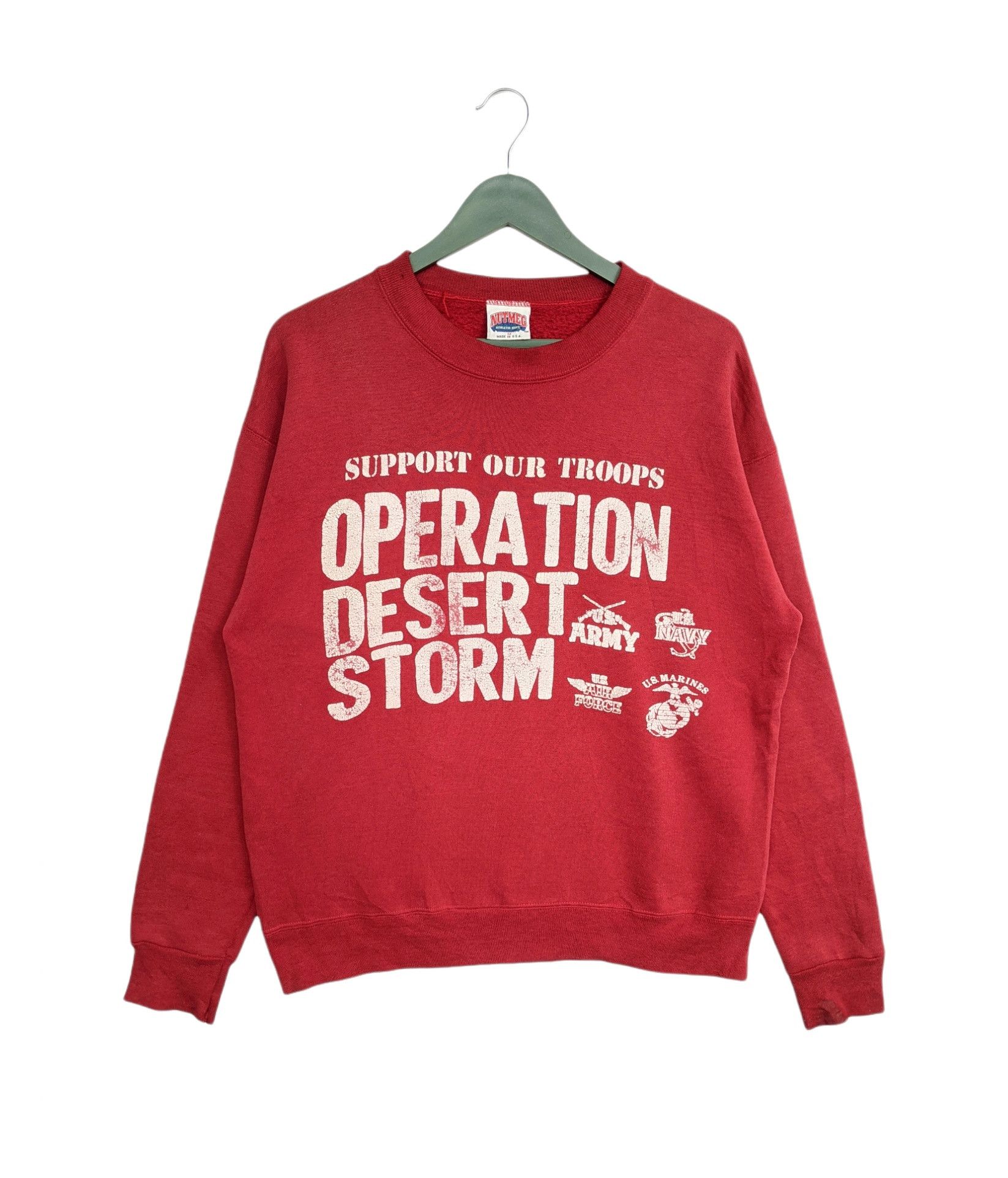 RARE💥80S Operation Desert Storm Campaign Sweatshirt