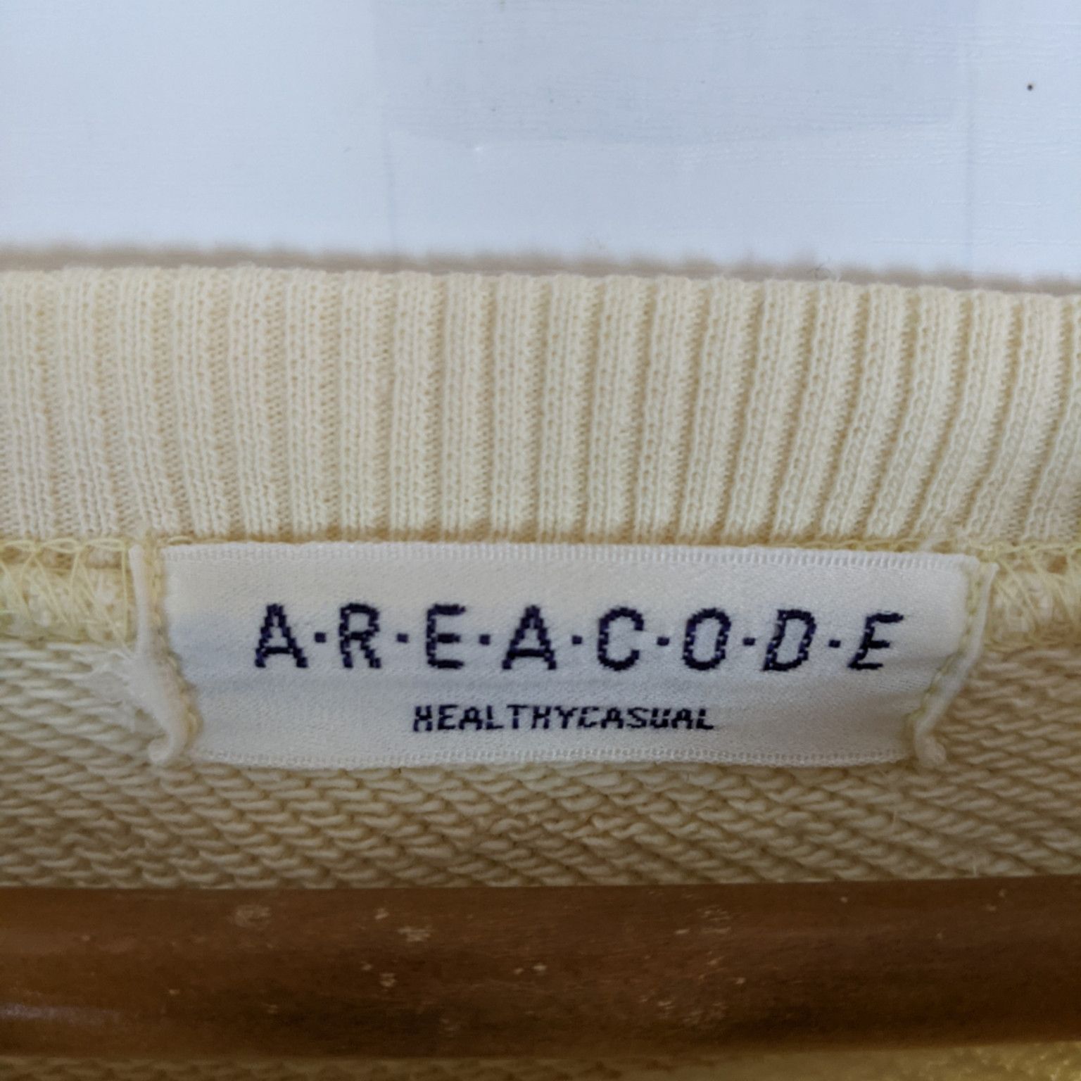 Japanese Brand × Vintage Japan Vintage AREA CODE Monogram Jumper Sweatshirt Size M / US 6-8 / IT 42-44 - 8 Thumbnail