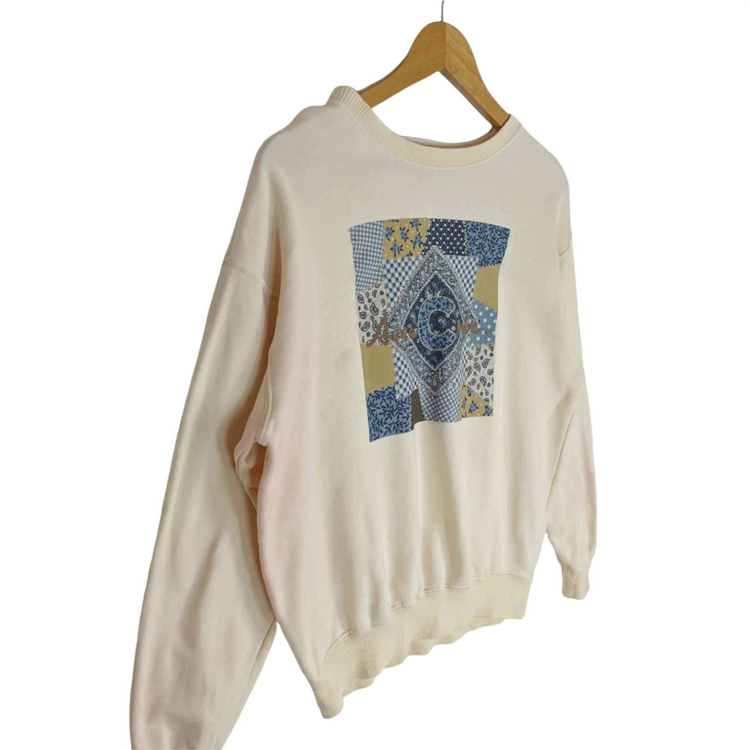 Japanese Brand × Vintage Japan Vintage AREA CODE Monogram Jumper Sweatshirt Size M / US 6-8 / IT 42-44 - 3 Thumbnail