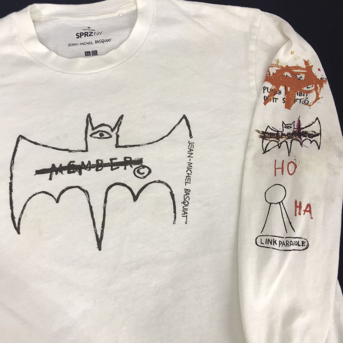 Jean-Michel Basquiat Jean Michel Basquiat Batman Member Art Logo Tee Size US M / EU 48-50 / 2 - 1 Thumbnail