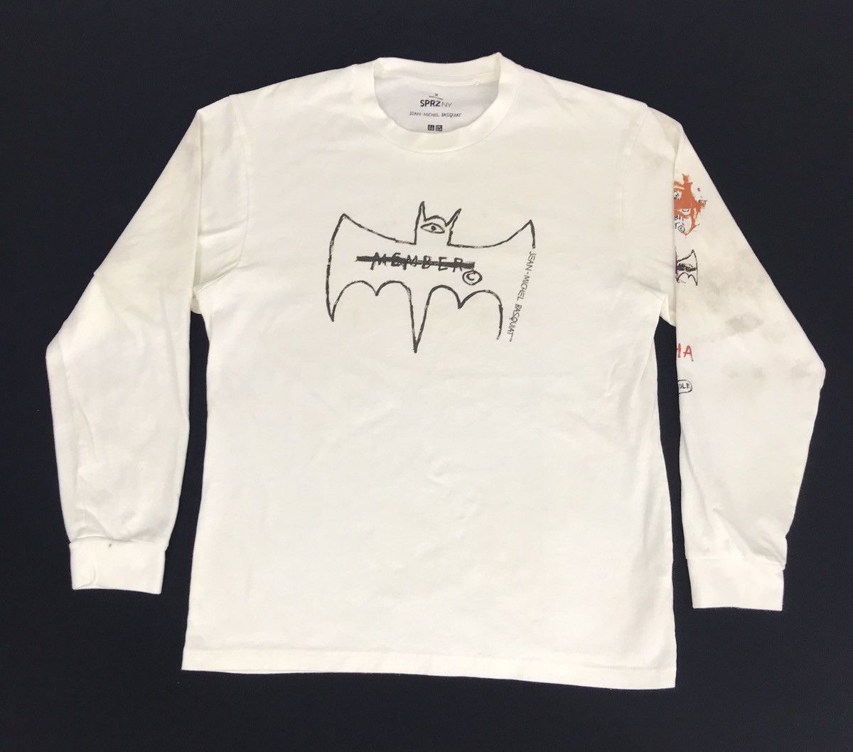 Jean-Michel Basquiat Jean Michel Basquiat Batman Member Art Logo Tee Size US M / EU 48-50 / 2 - 2 Thumbnail