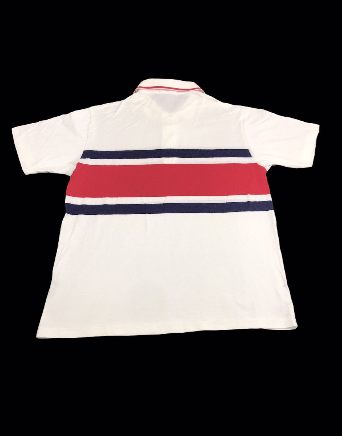 Japanese Brand Vintage Stop & Walk Classic Polo Tee Striped Red and White Size S / US 4 / IT 40 - 7 Thumbnail