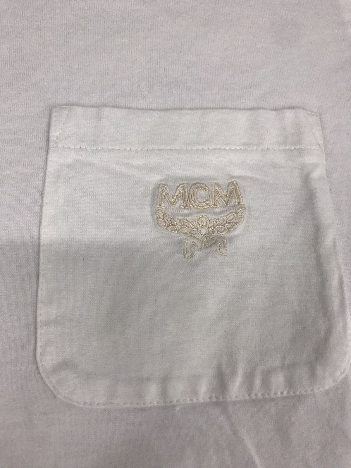 MCM MCM Legere Size M Small Logo Embroidery Pocket Tee Size US M / EU 48-50 / 2 - 5 Thumbnail
