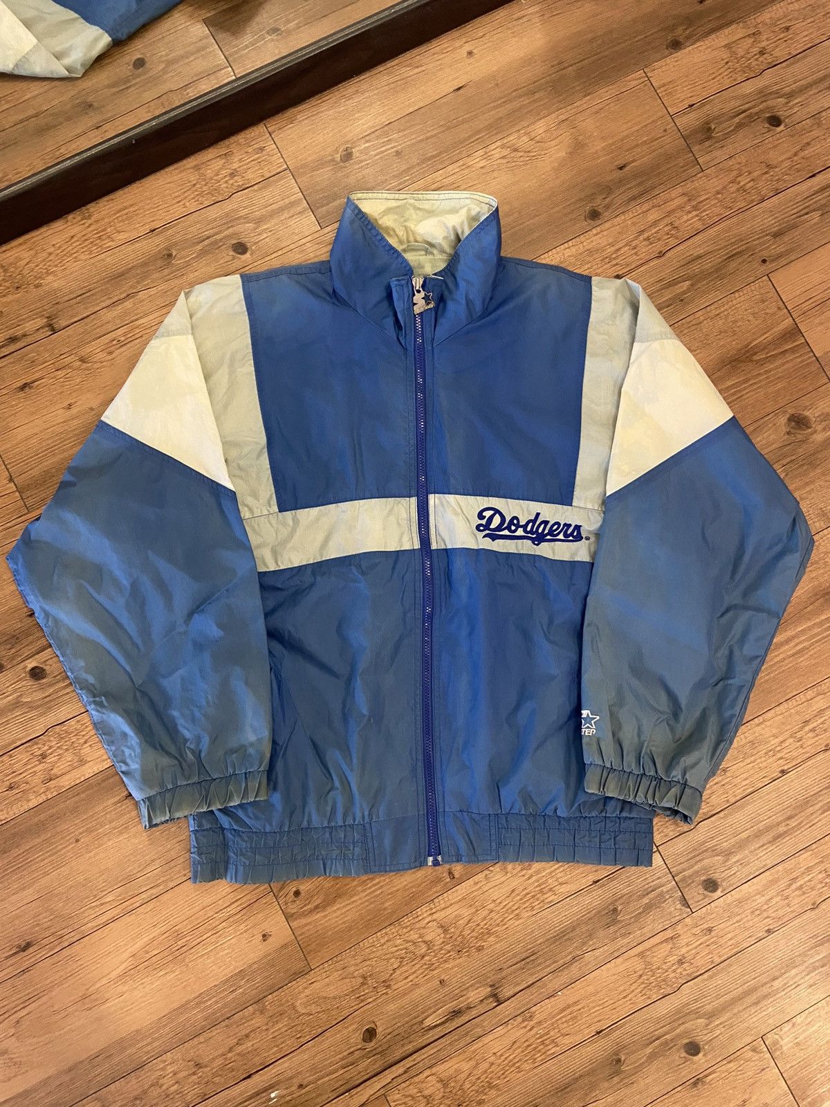 MLB × Starter × Vintage Vintage Starter MLB LA Dodgers Light Jacket Size US XL / EU 56 / 4 - 4 Thumbnail