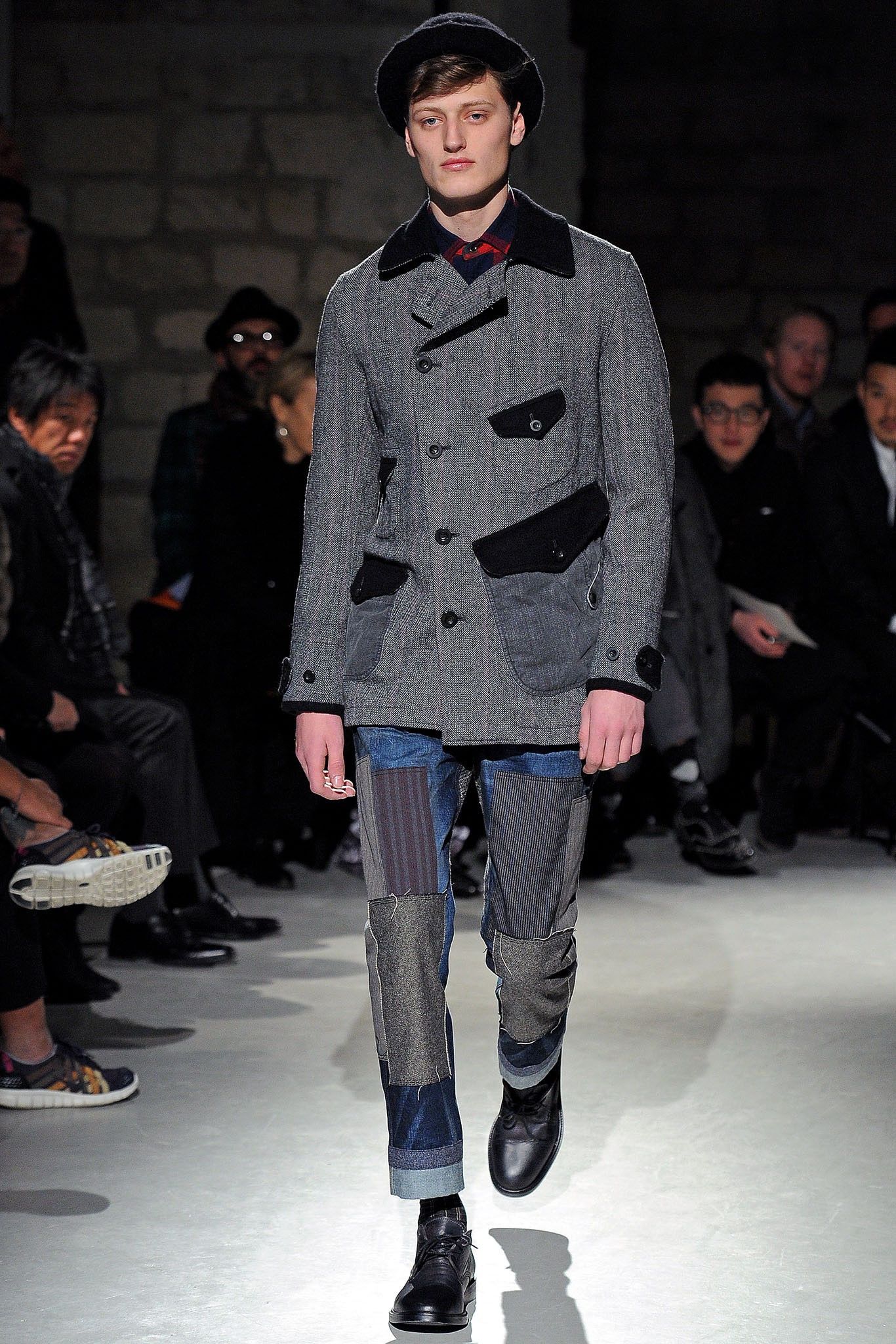 image of Comme Des Garcons x Junya Watanabe - Cdg - F/w 13 - Patchwork Denim Jean, Men's (Size 30)