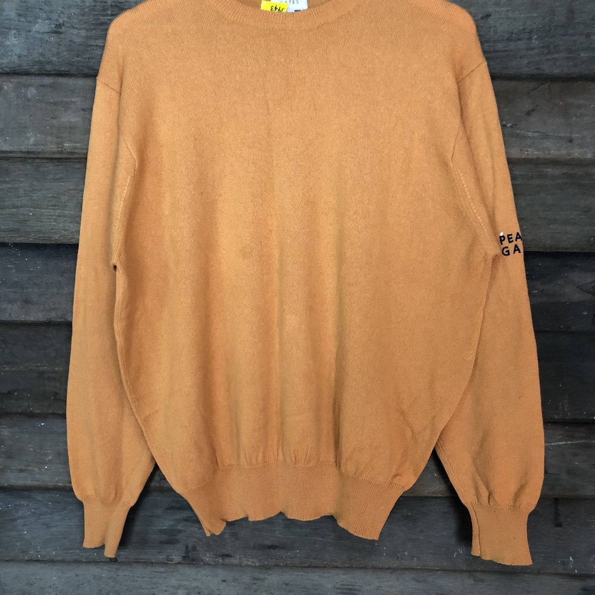 Japanese Brand Pearly Gates Orange Sweatshirt #3943 Size US L / EU 52-54 / 3 - 8 Thumbnail