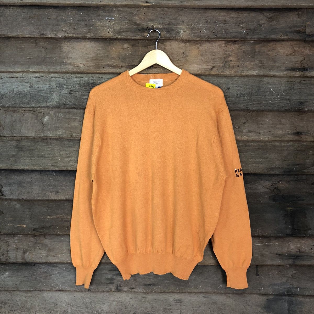 Japanese Brand Pearly Gates Orange Sweatshirt #3943 Size US L / EU 52-54 / 3 - 1 Thumbnail