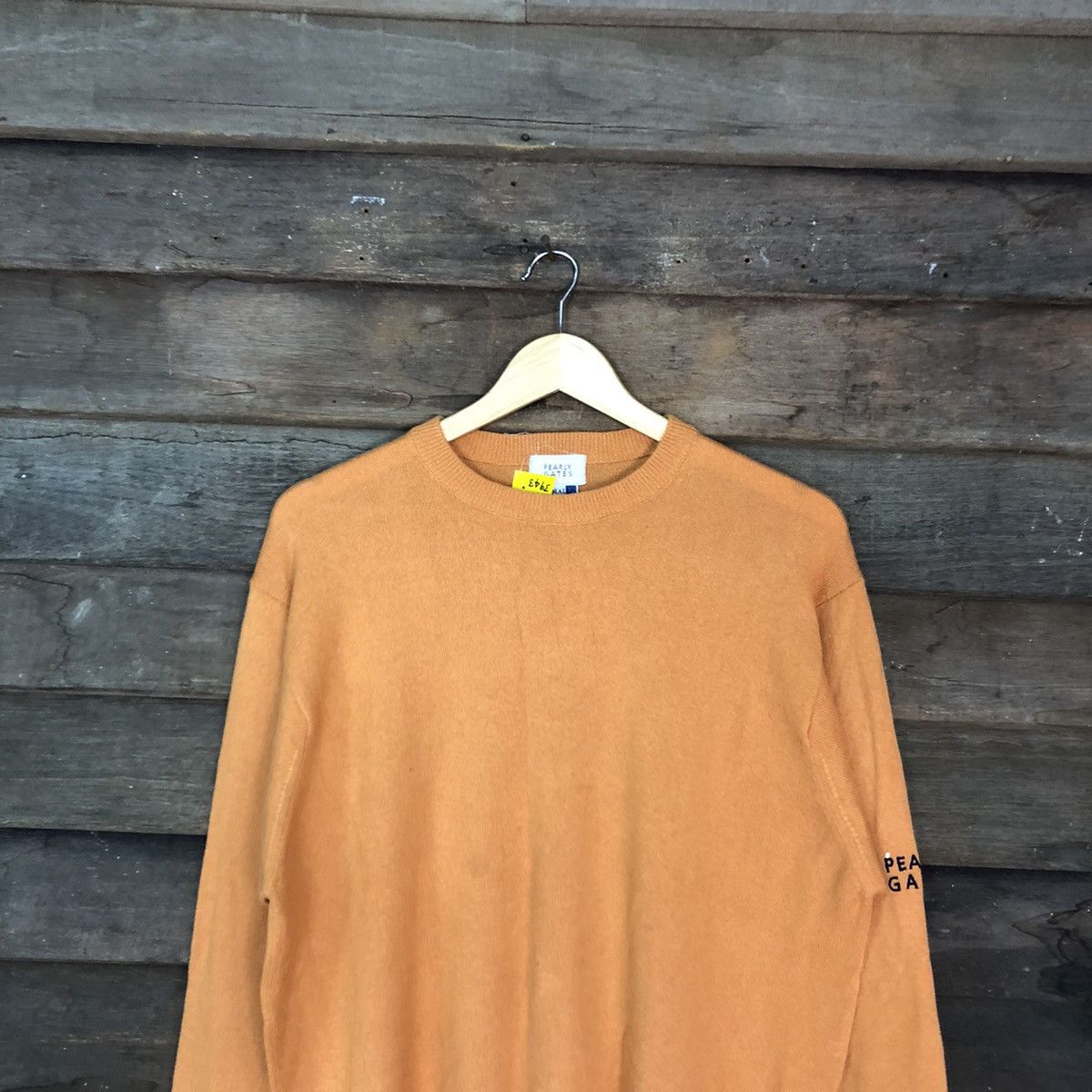 Japanese Brand Pearly Gates Orange Sweatshirt #3943 Size US L / EU 52-54 / 3 - 9 Thumbnail