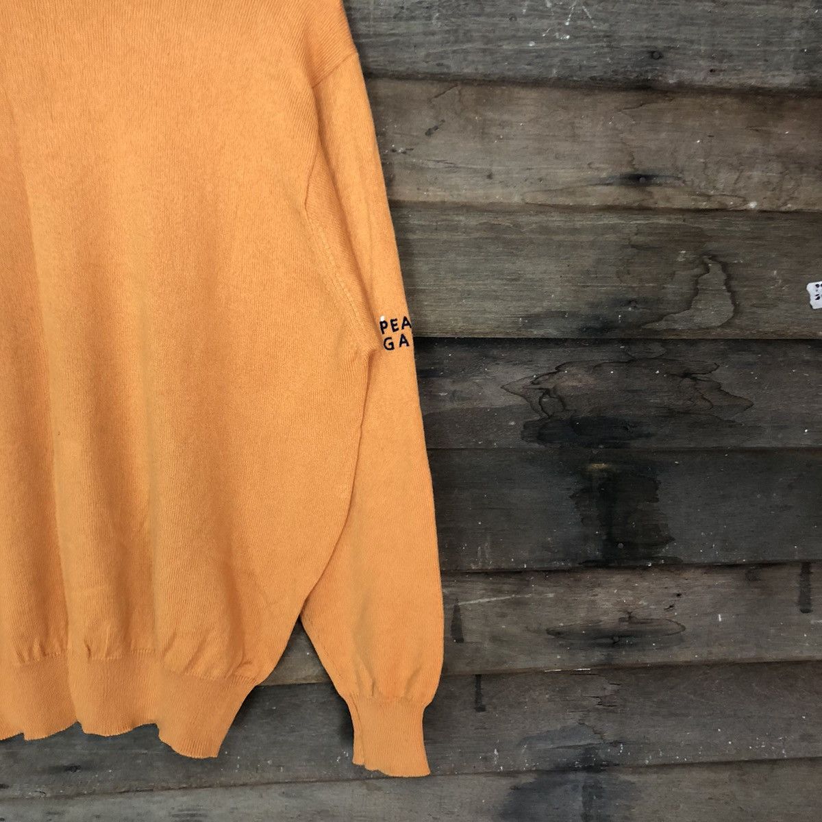 Japanese Brand Pearly Gates Orange Sweatshirt #3943 Size US L / EU 52-54 / 3 - 5 Thumbnail