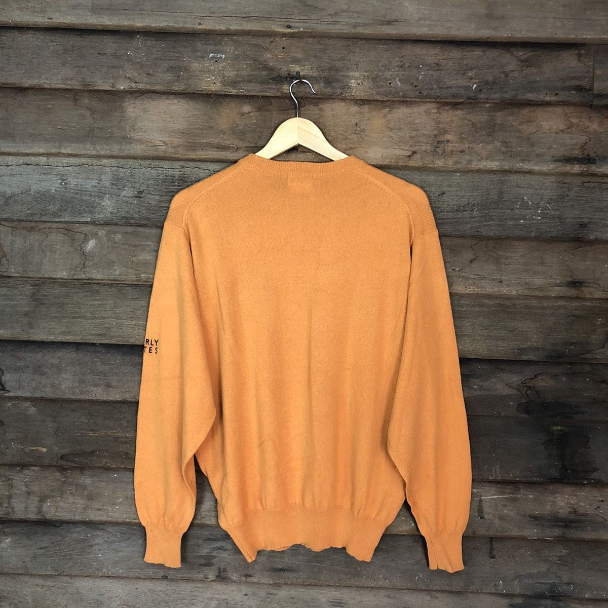 Japanese Brand Pearly Gates Orange Sweatshirt #3943 Size US L / EU 52-54 / 3 - 10 Thumbnail