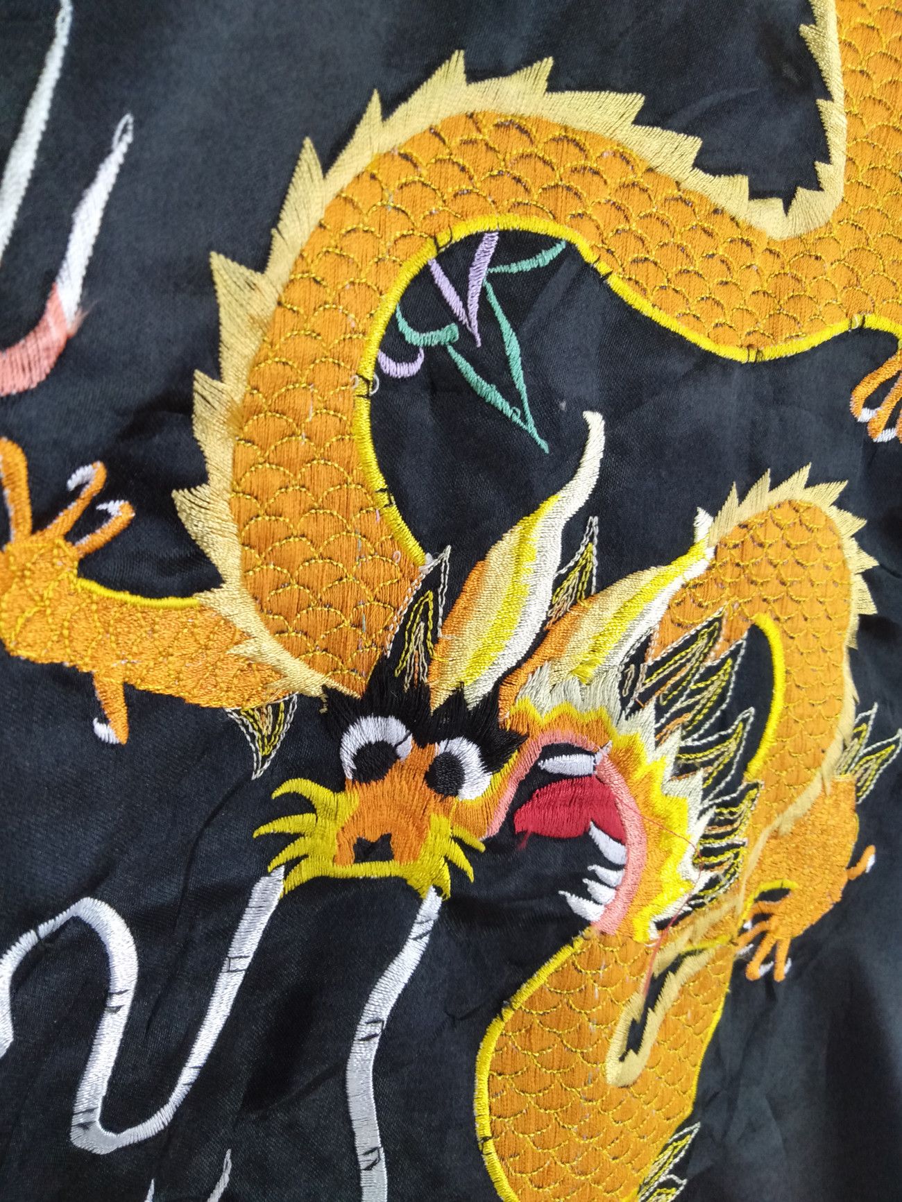 Japanese Brand Japanese Kimono Golden Dragon Embroidery Traditional Jacket Size US M / EU 48-50 / 2 - 4 Thumbnail