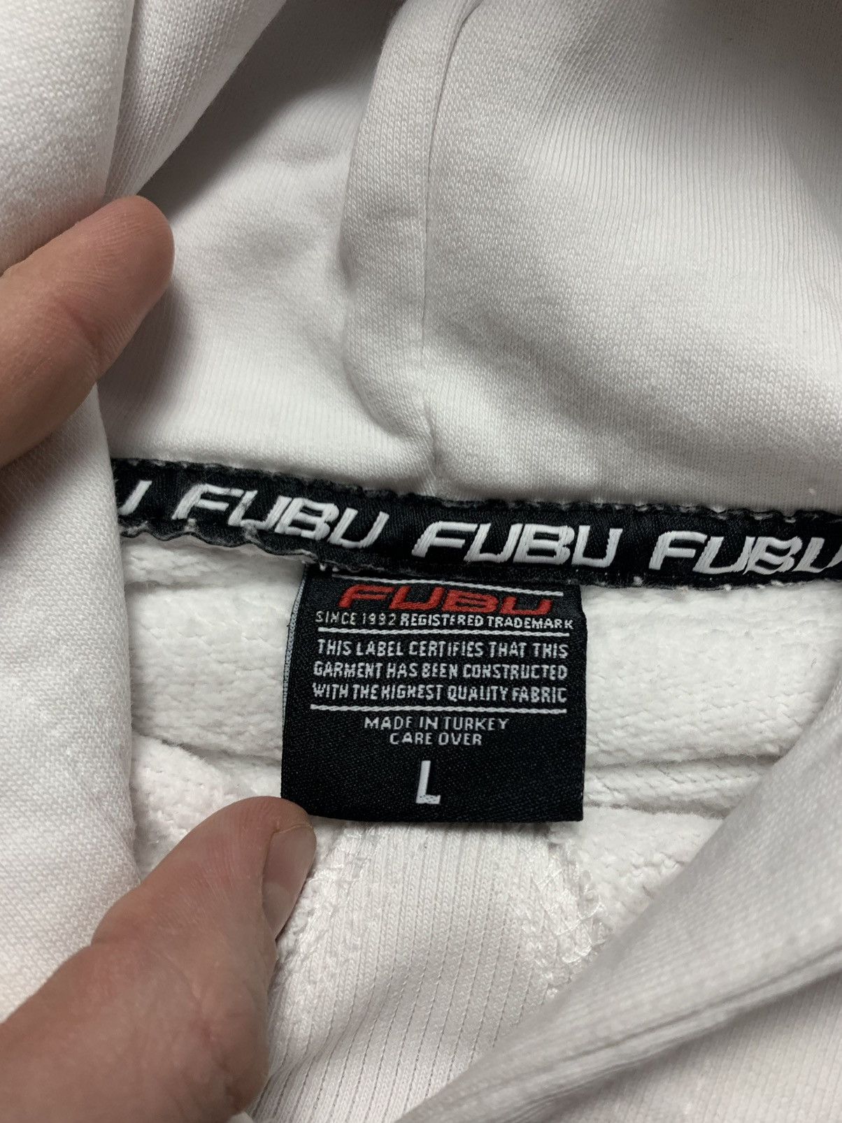 Fubu × Vintage Vintage Hoodie Fubu big logo size L baggy Size US L / EU 52-54 / 3 - 6 Thumbnail