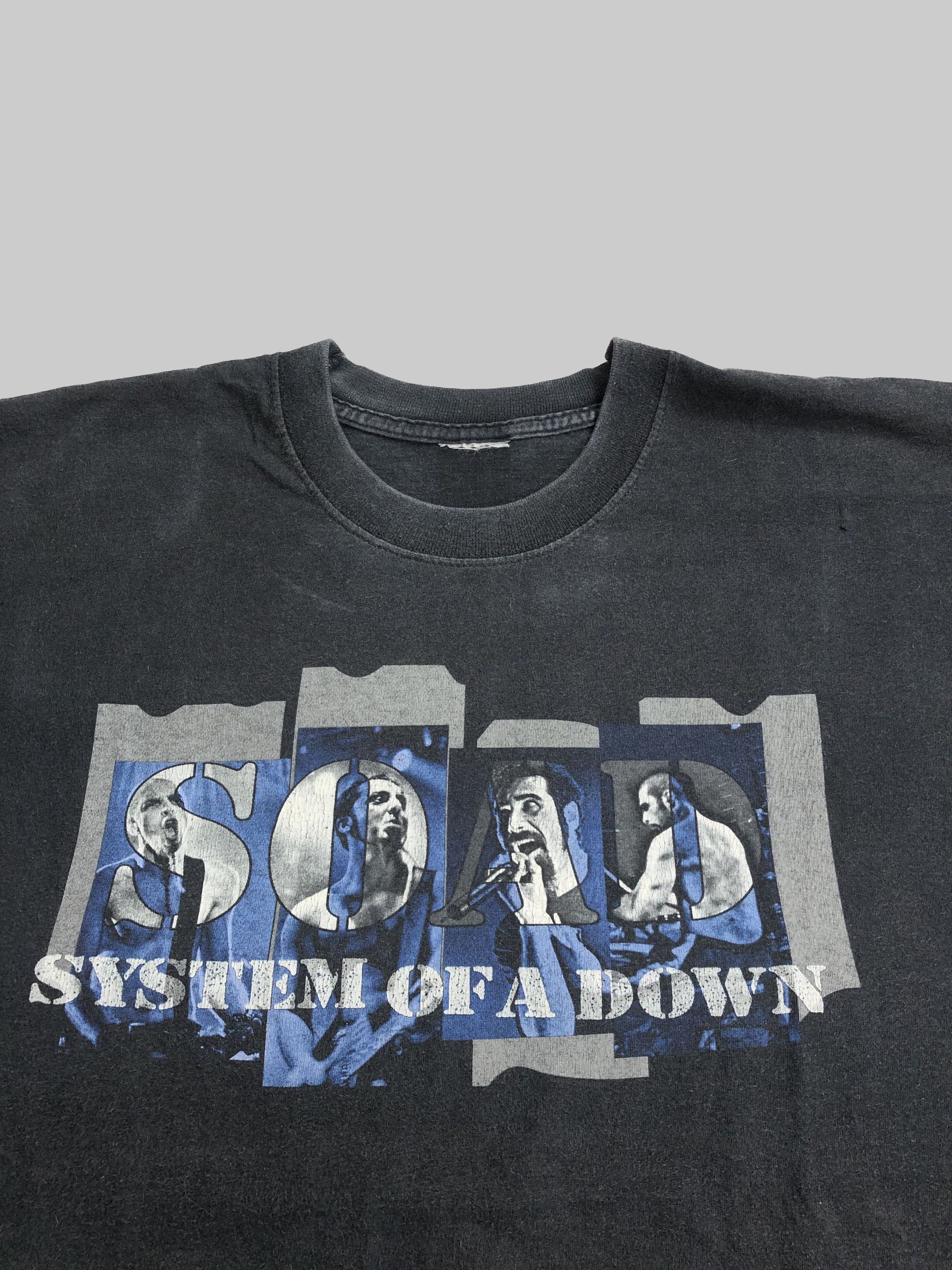 Band Tees Vintage 2002 System of a Down (Limp Bizkit Linkin Park) Size US L / EU 52-54 / 3 - 3 Thumbnail