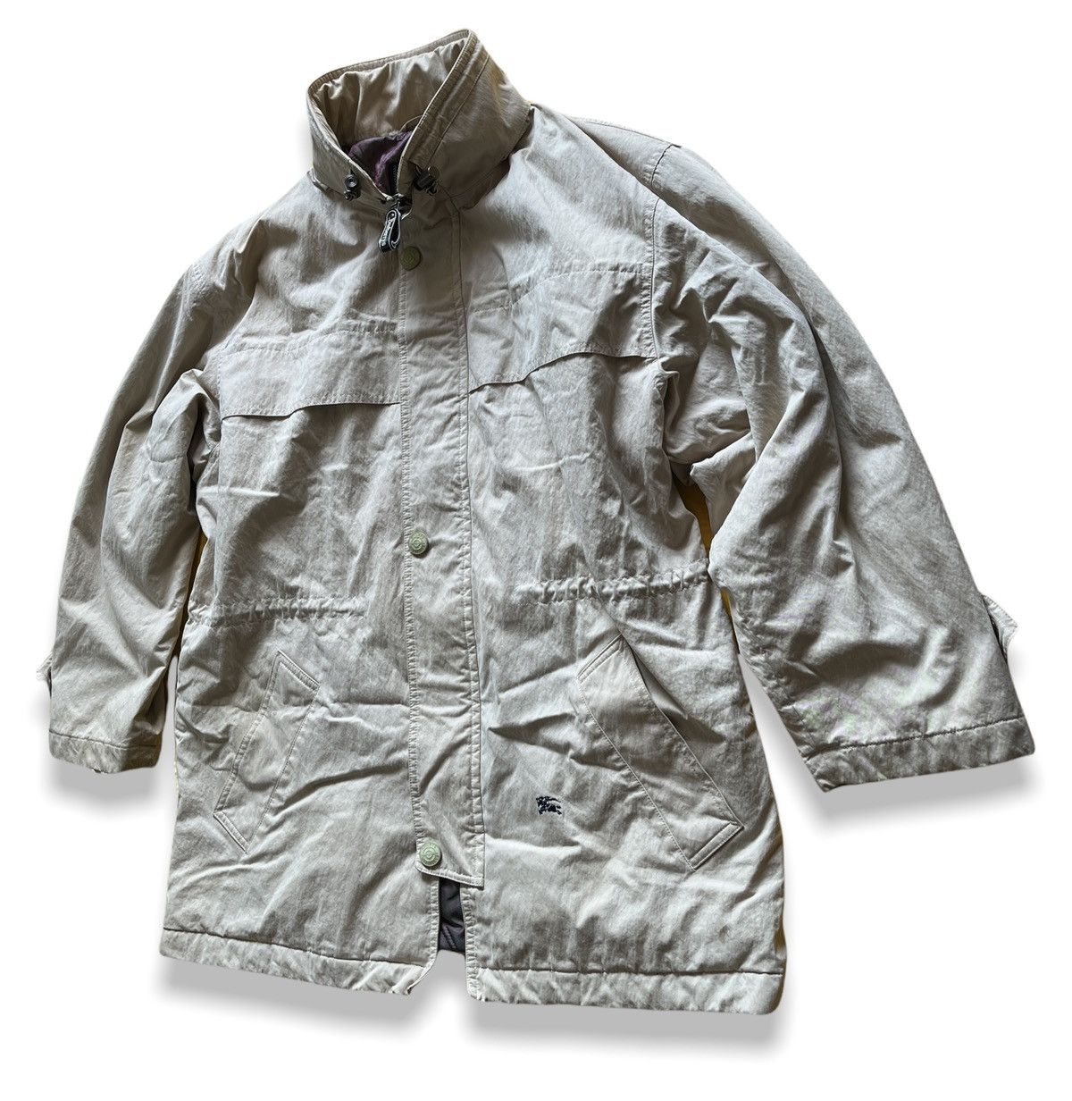 Burberry × Vintage VINTAGE 1990s BURBERRYS LIGHT JACKET BIG SPELL-OUT Size US L / EU 52-54 / 3 - 8 Thumbnail