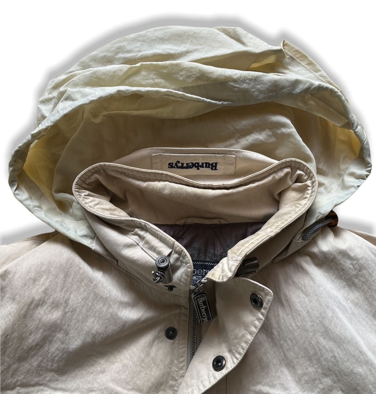 Burberry × Vintage VINTAGE 1990s BURBERRYS LIGHT JACKET BIG SPELL-OUT Size US L / EU 52-54 / 3 - 11 Thumbnail