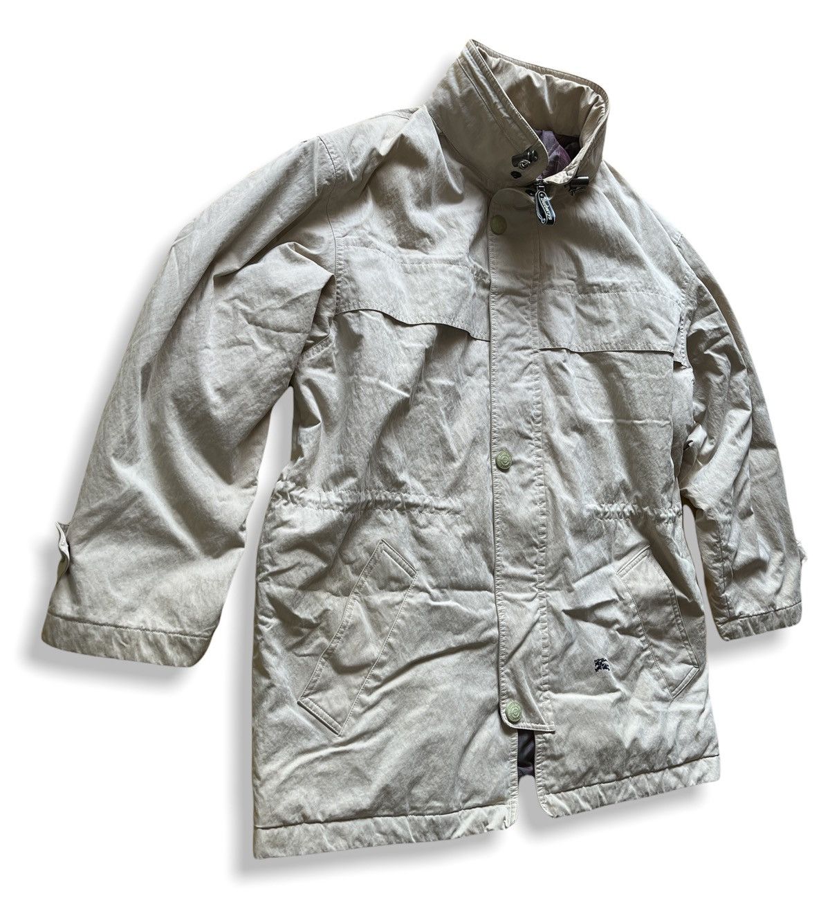 Burberry × Vintage VINTAGE 1990s BURBERRYS LIGHT JACKET BIG SPELL-OUT Size US L / EU 52-54 / 3 - 7 Thumbnail