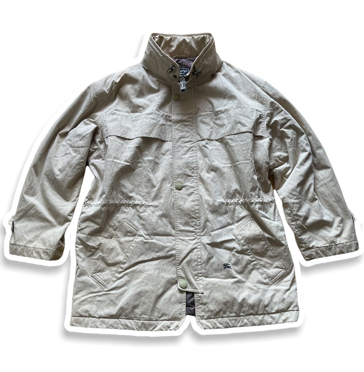 Burberry × Vintage VINTAGE 1990s BURBERRYS LIGHT JACKET BIG SPELL-OUT Size US L / EU 52-54 / 3 - 2 Thumbnail