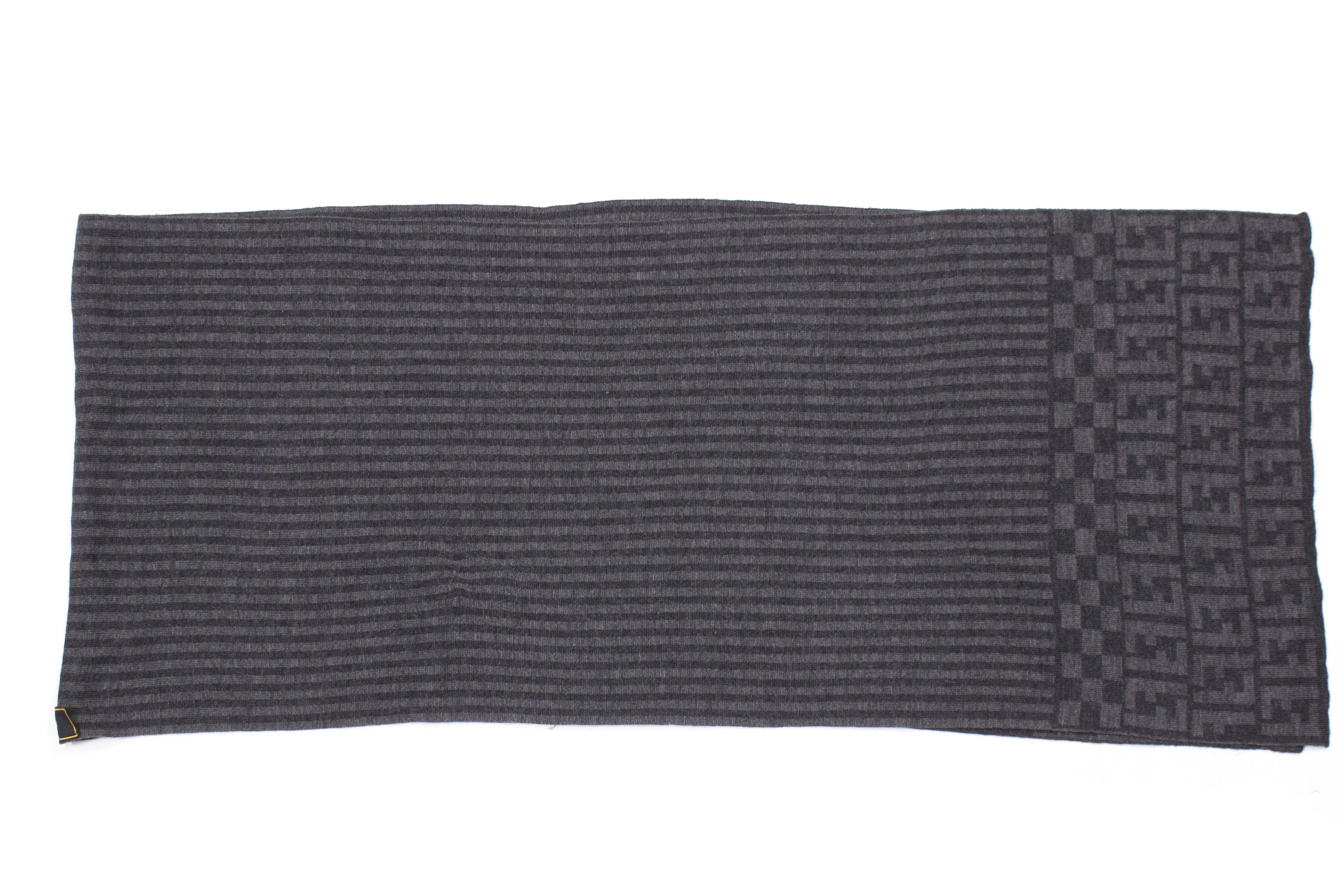 Fendi 90S Monogram Wool Scarf Vintage Size ONE SIZE - 3 Thumbnail