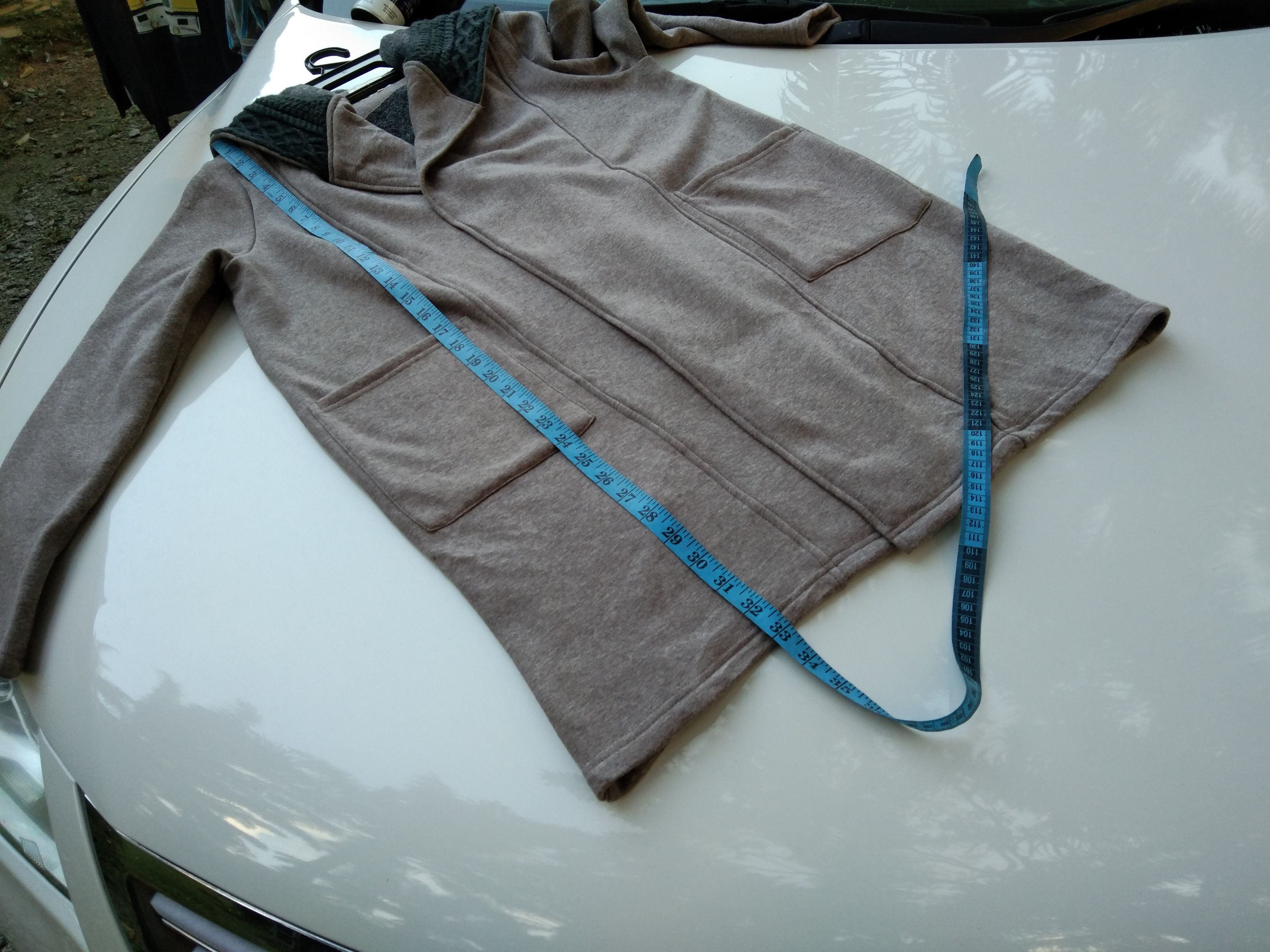 Japanese Brand SPRING & AUTUMN UNBUTTON COAT WITH HOODIE Size US M / EU 48-50 / 2 - 9 Thumbnail