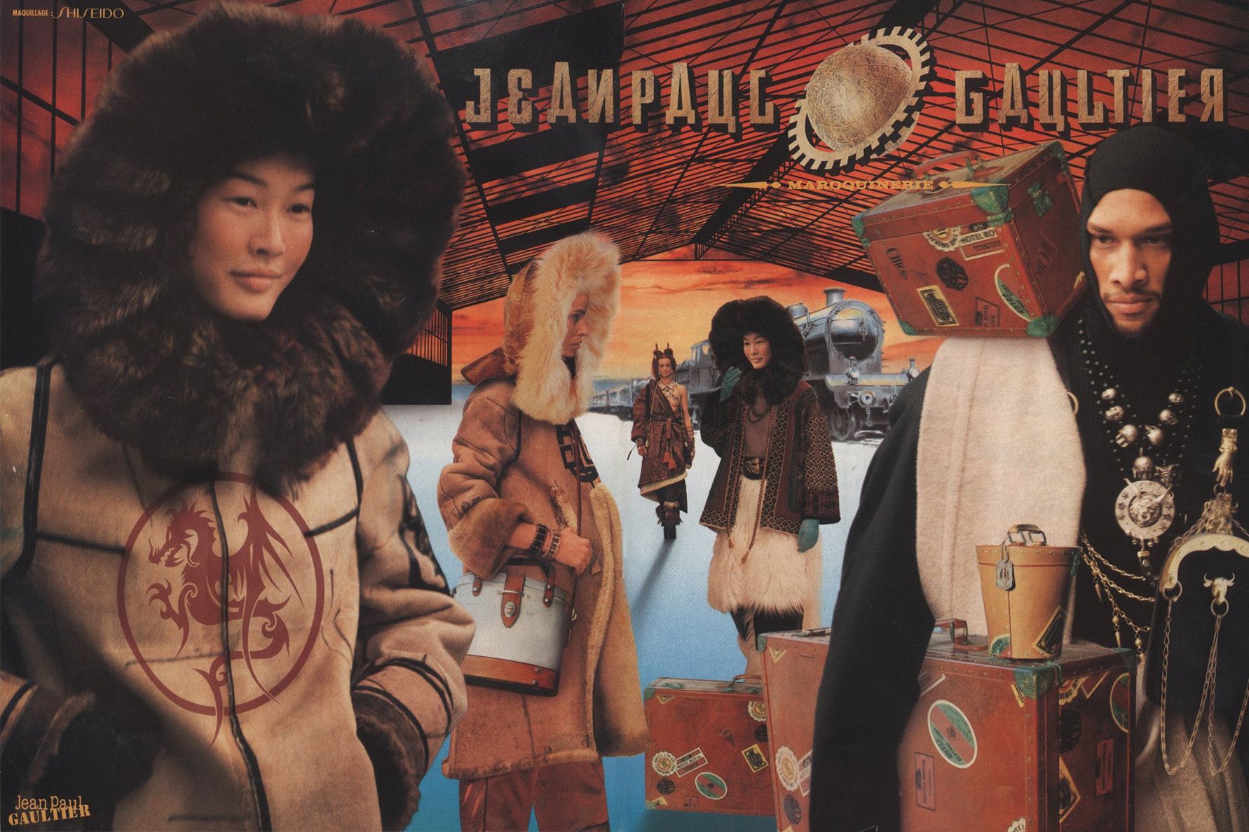 Jean Paul Gaultier Jean Paul Gaultier Le Grande Voyage Mongolian 1994 Top Suit Size 46R - 8 Thumbnail