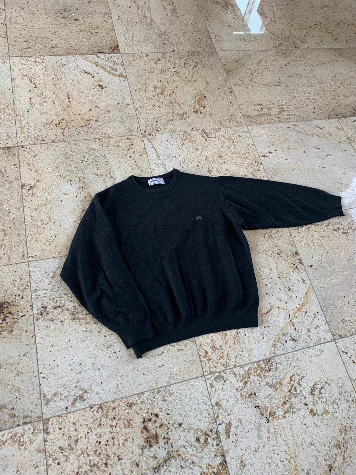 image of Burberry Pre Owned In Dark Grey in Dark Gray, Men's (Size Small)