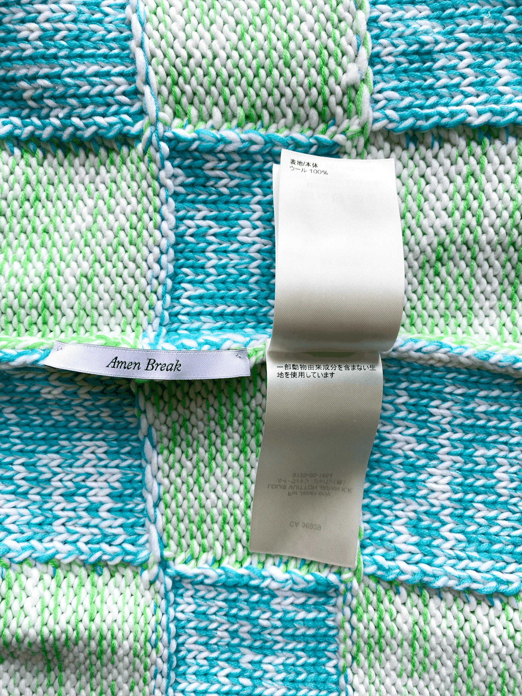 Louis Vuitton Louis Vuitton Green & Blue Damier Cardigan Size US M / EU 48-50 / 2 - 8 Thumbnail