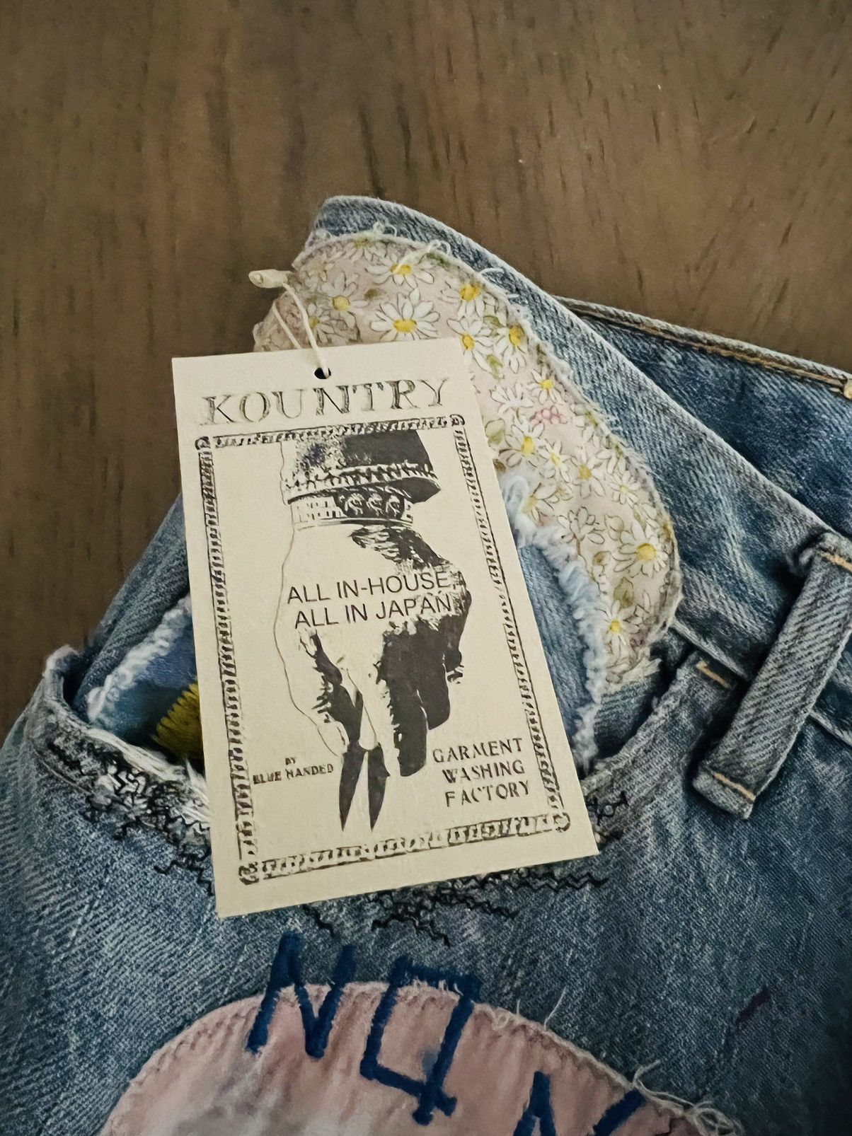 Kapital Kapital DENIM 5P BOTANICAL FLARE STAR HIPPIE REMAKE) - PRO Size US 34 / EU 50 - 3 Thumbnail
