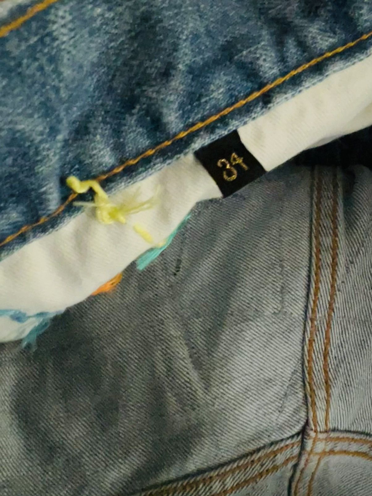 Kapital Kapital DENIM 5P BOTANICAL FLARE STAR HIPPIE REMAKE) - PRO Size US 34 / EU 50 - 6 Thumbnail