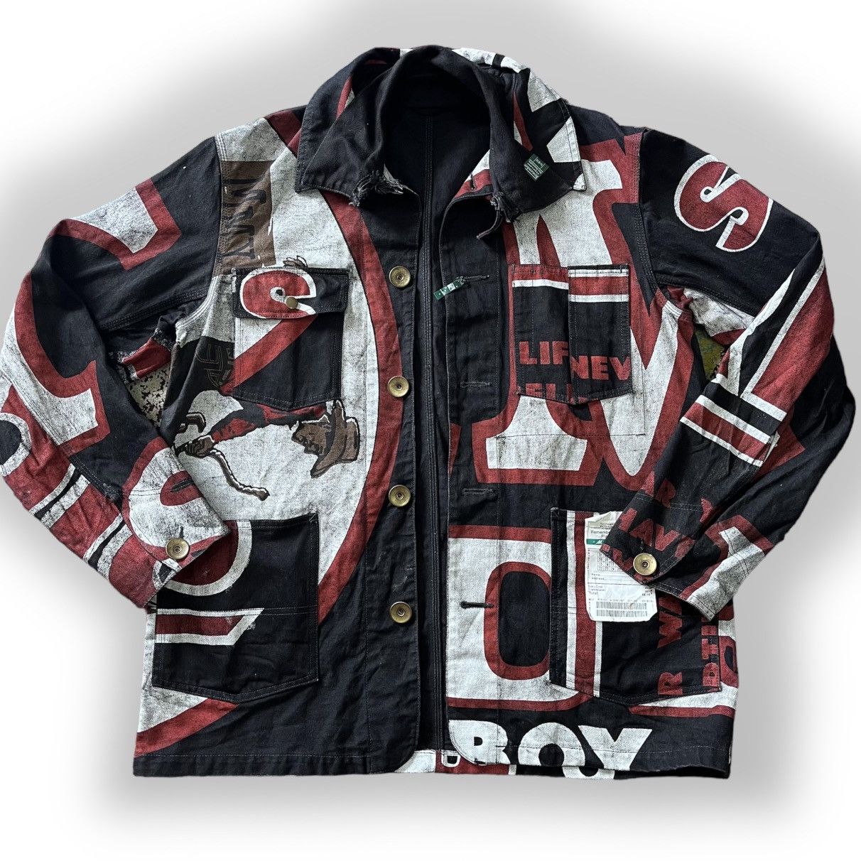Maison MIHARA YASUHIRO × Maison Margiela MAISON MIHARAYASUHIRO MILLIONS FW19 RUNWAY PRINTED JACKET Size US XL / EU 56 / 4 - 21 Thumbnail